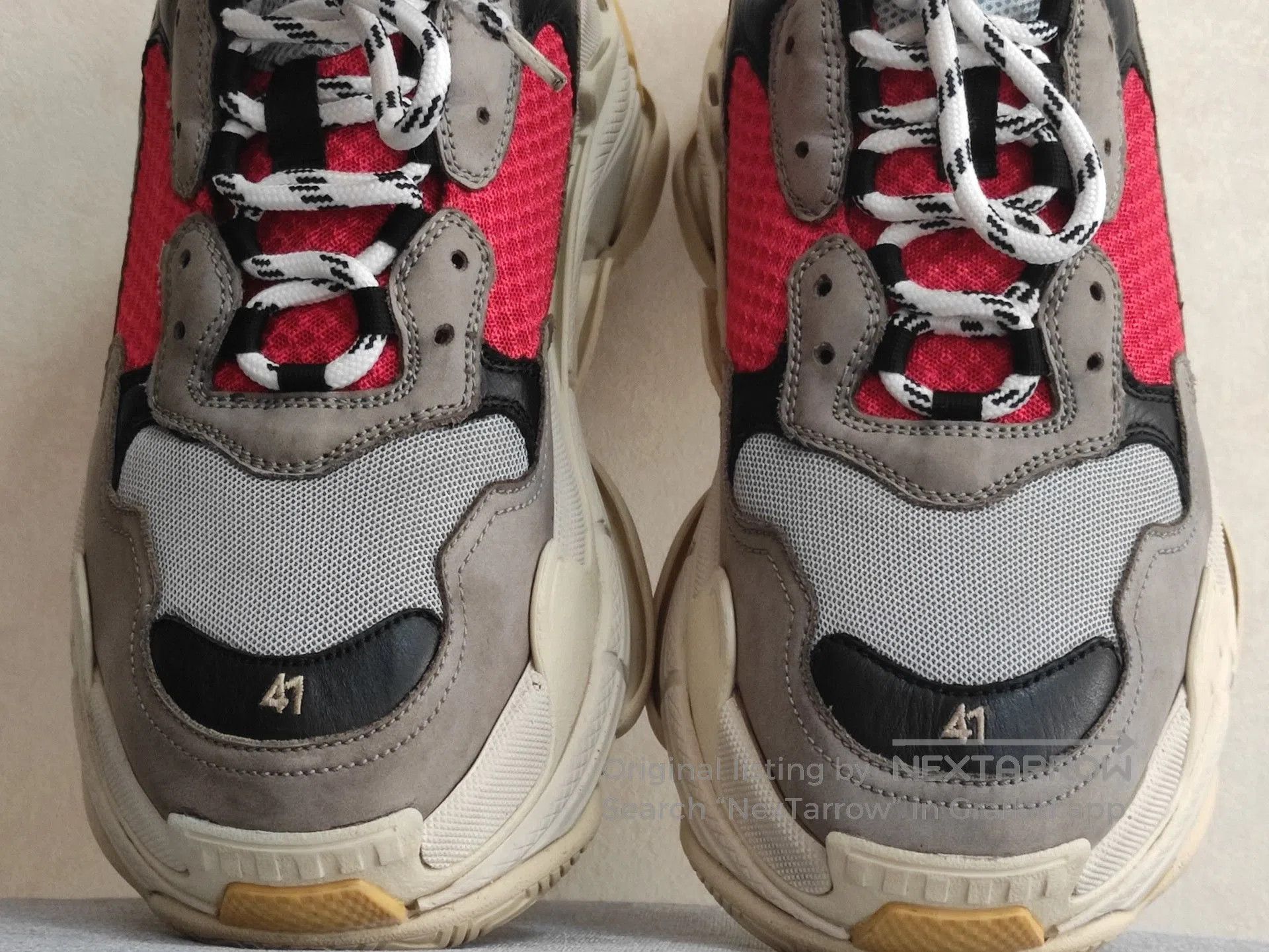 Balenciaga Balenciaga First Gen Red Blue Triples. Size US 8 / EU 41 - 6 Thumbnail