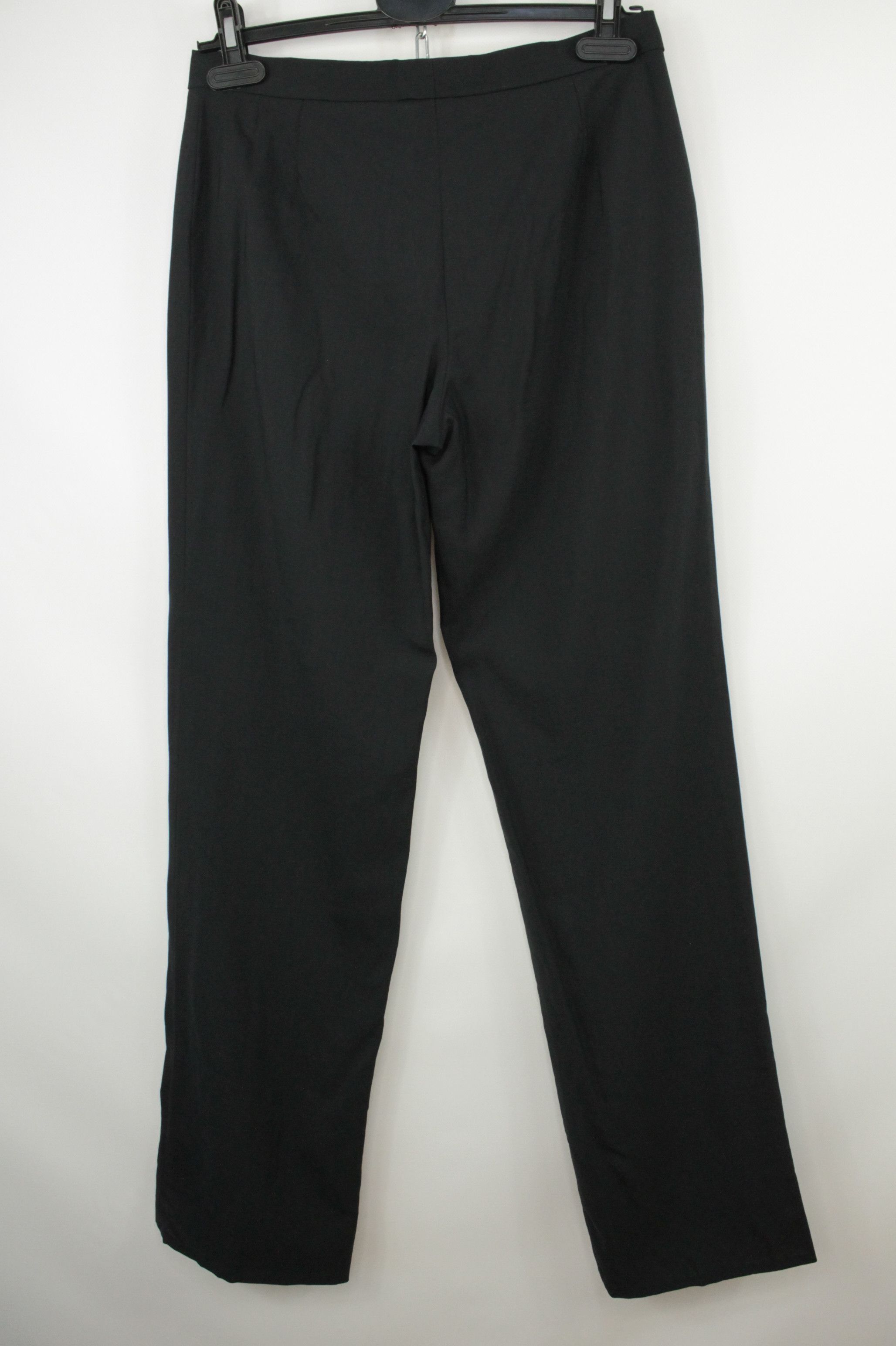 Jil Sander Jil Sander Black Wool Wide Leg High Waist Women's Pants Size 28" / US 6 / IT 42 - 7 Thumbnail