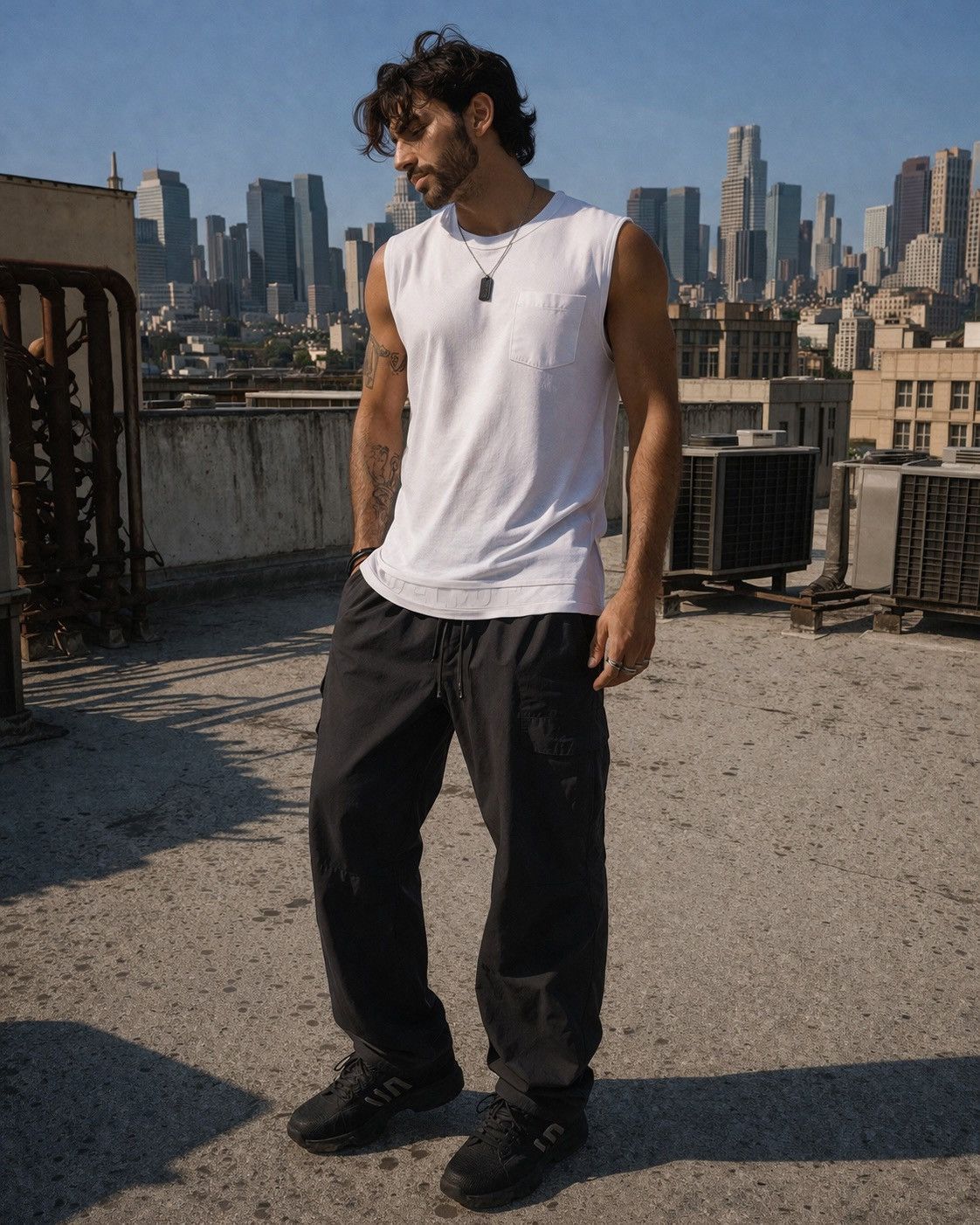 Helmut Lang Helmut Lang HSPF 2017 “Séance de Travail” Sleeveless Tank L Size US L / EU 52-54 / 3 - 1 Thumbnail