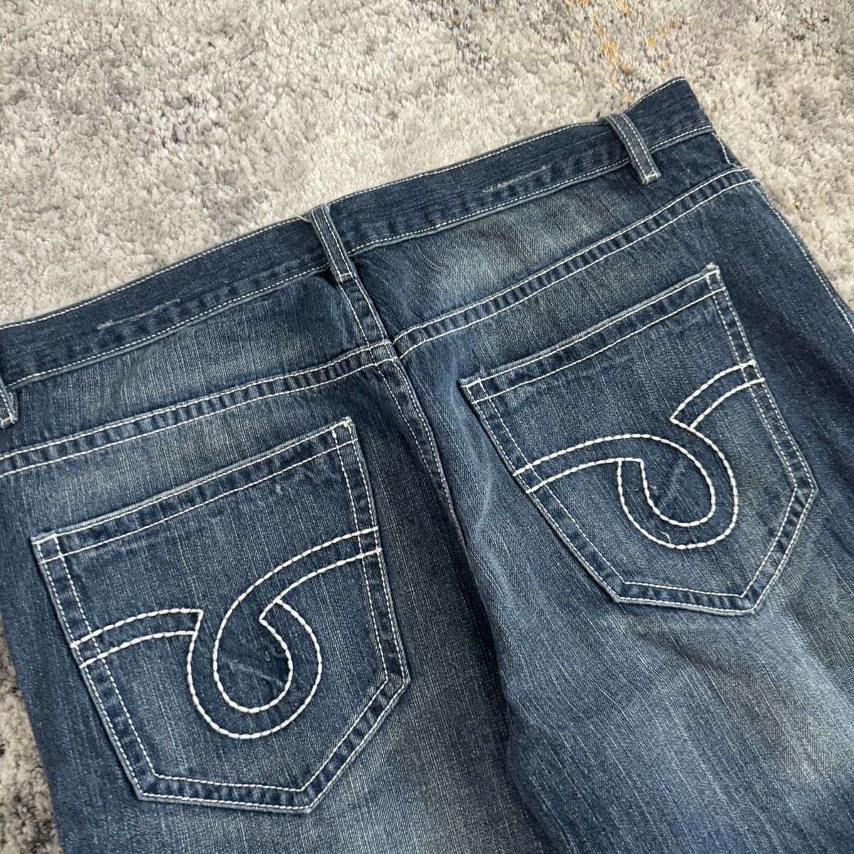 Avirex × JNCO × Vintage Crazy Vintage y2k Avirex baggy wide leg shorts Size US 38 / EU 54 - 3 Thumbnail