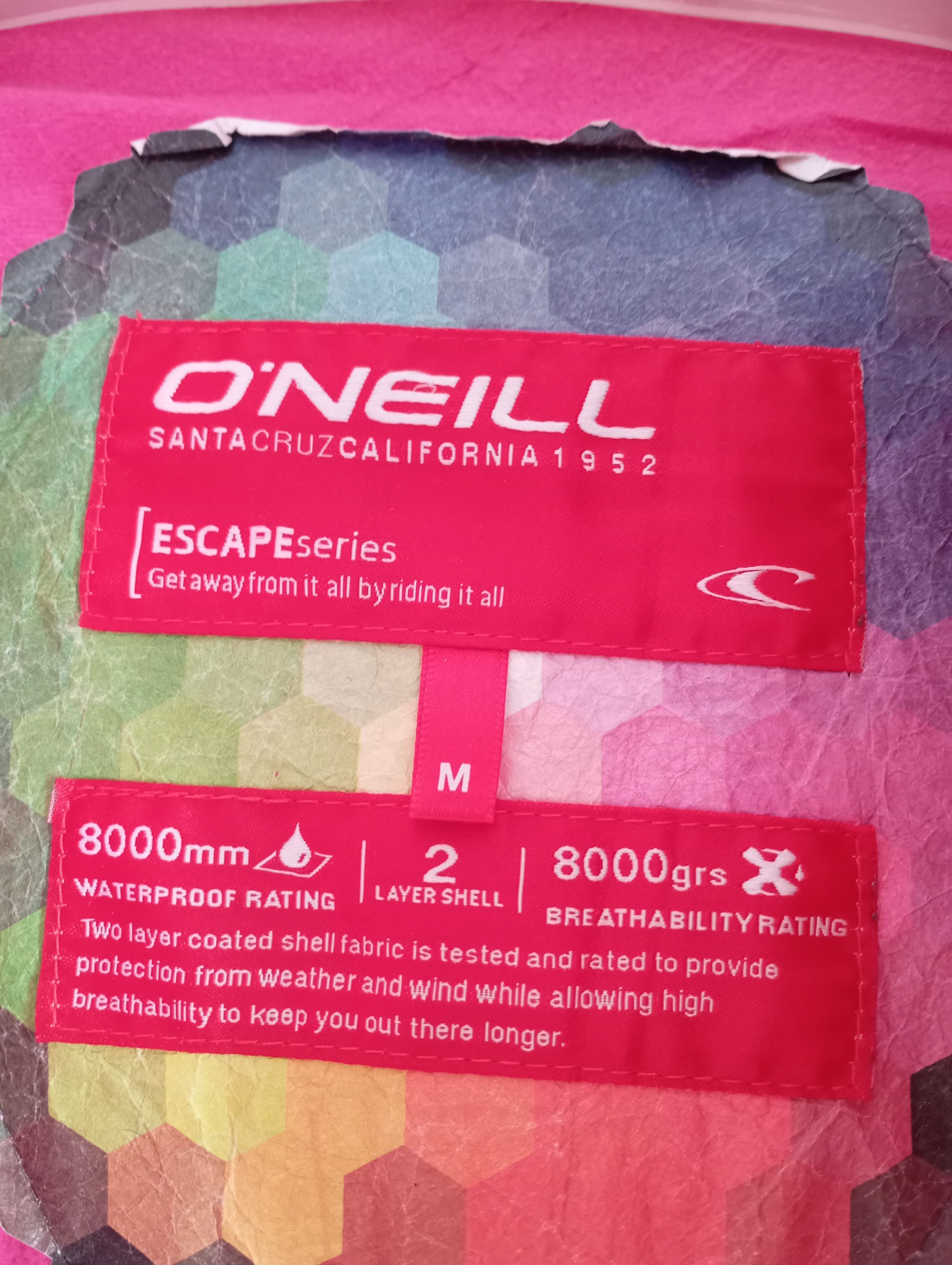 O'Neill × Santa Cruz Skateboards × Vintage O’Neill Santa Cruz California Hooded Jacket Size M Size US M / EU 48-50 / 2 - 3 Thumbnail