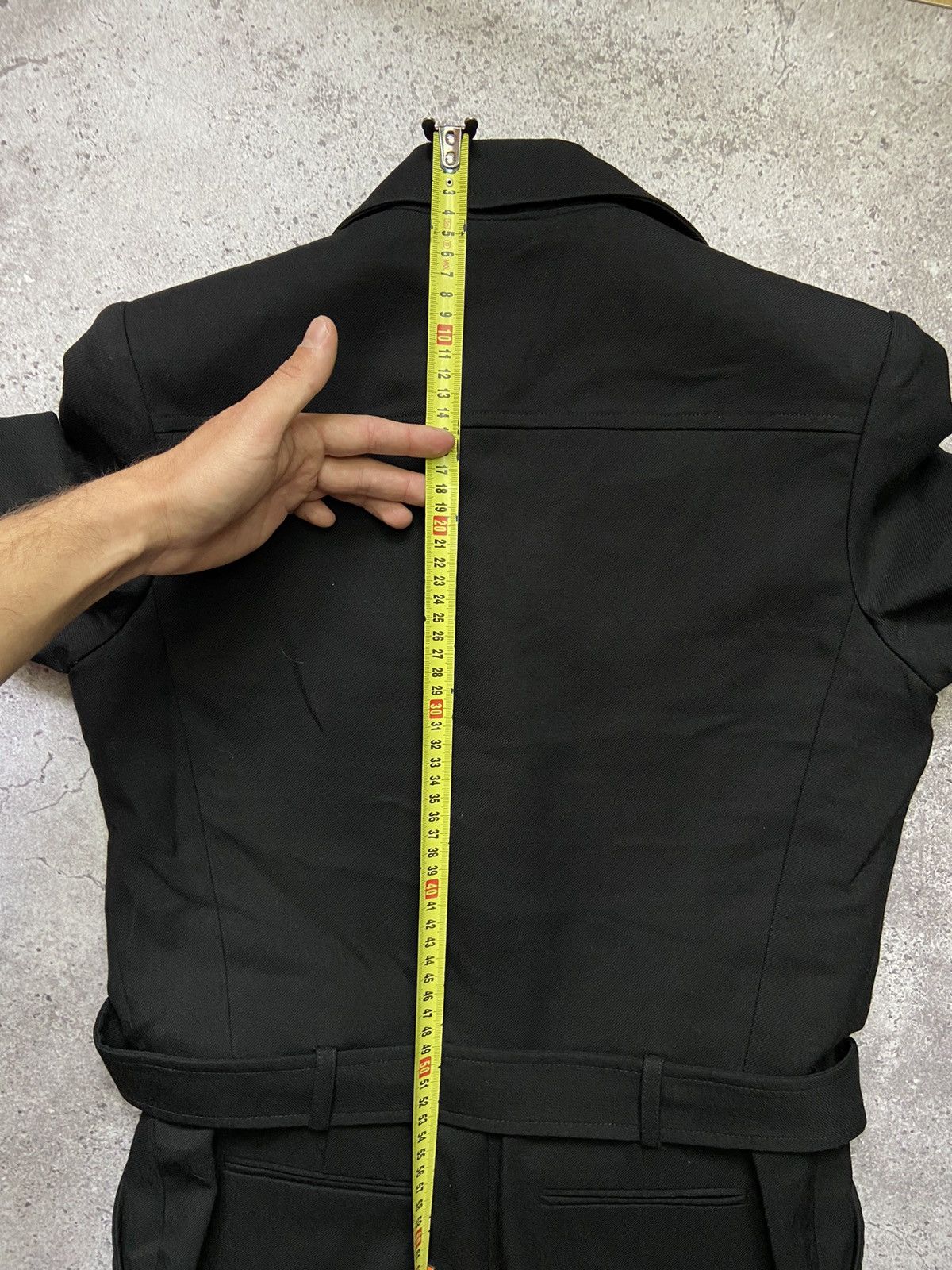 Saint Laurent Paris Saint Laurent Belted Jumpsuit Black Wool Size 30" / US 8 / IT 44 - 23 Thumbnail
