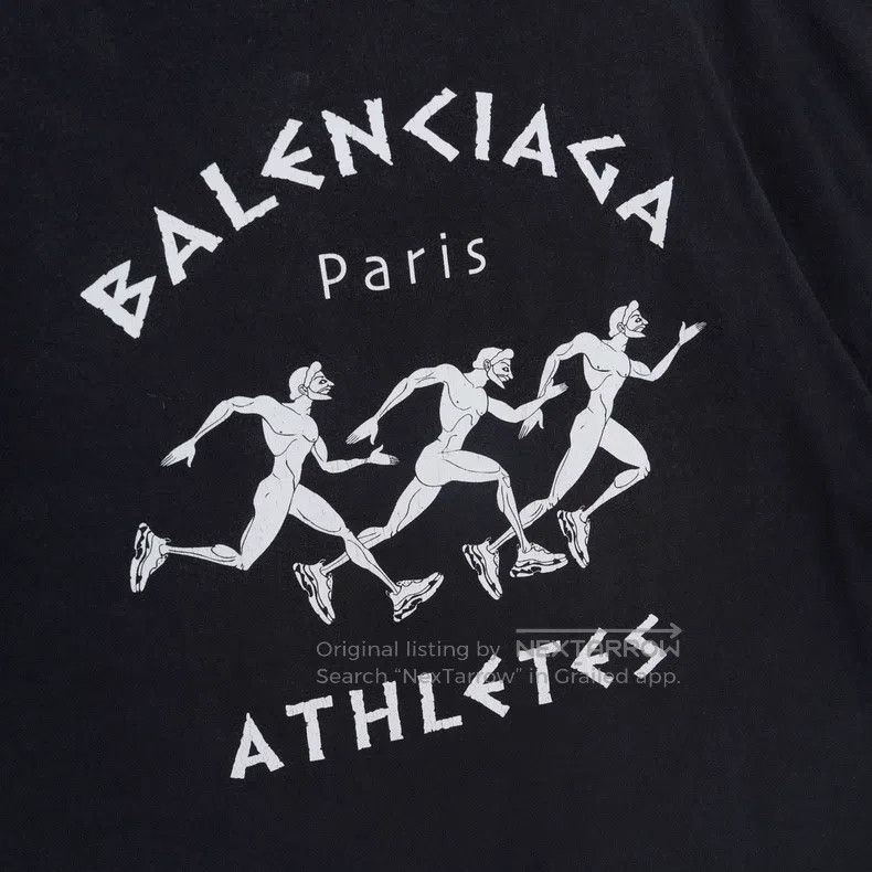 Balenciaga Balenciaga Marathon destroyed short-sleeve Size US L / EU 52-54 / 3 - 6 Thumbnail