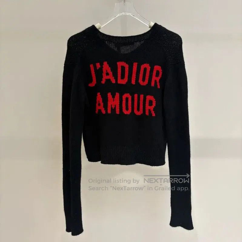 Other Dior Black Cashmere Long Sleeve Pullover Sweater . Size S / US 4 / IT 40 - 1 Thumbnail