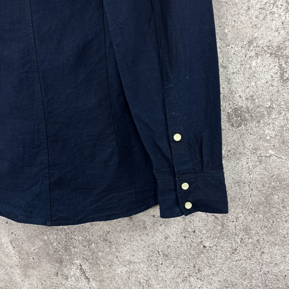 G-Star G-Star Raw Shirt Long Sleeve Button Snaps Navy Size L Size US L / EU 52-54 / 3 - 12 Thumbnail