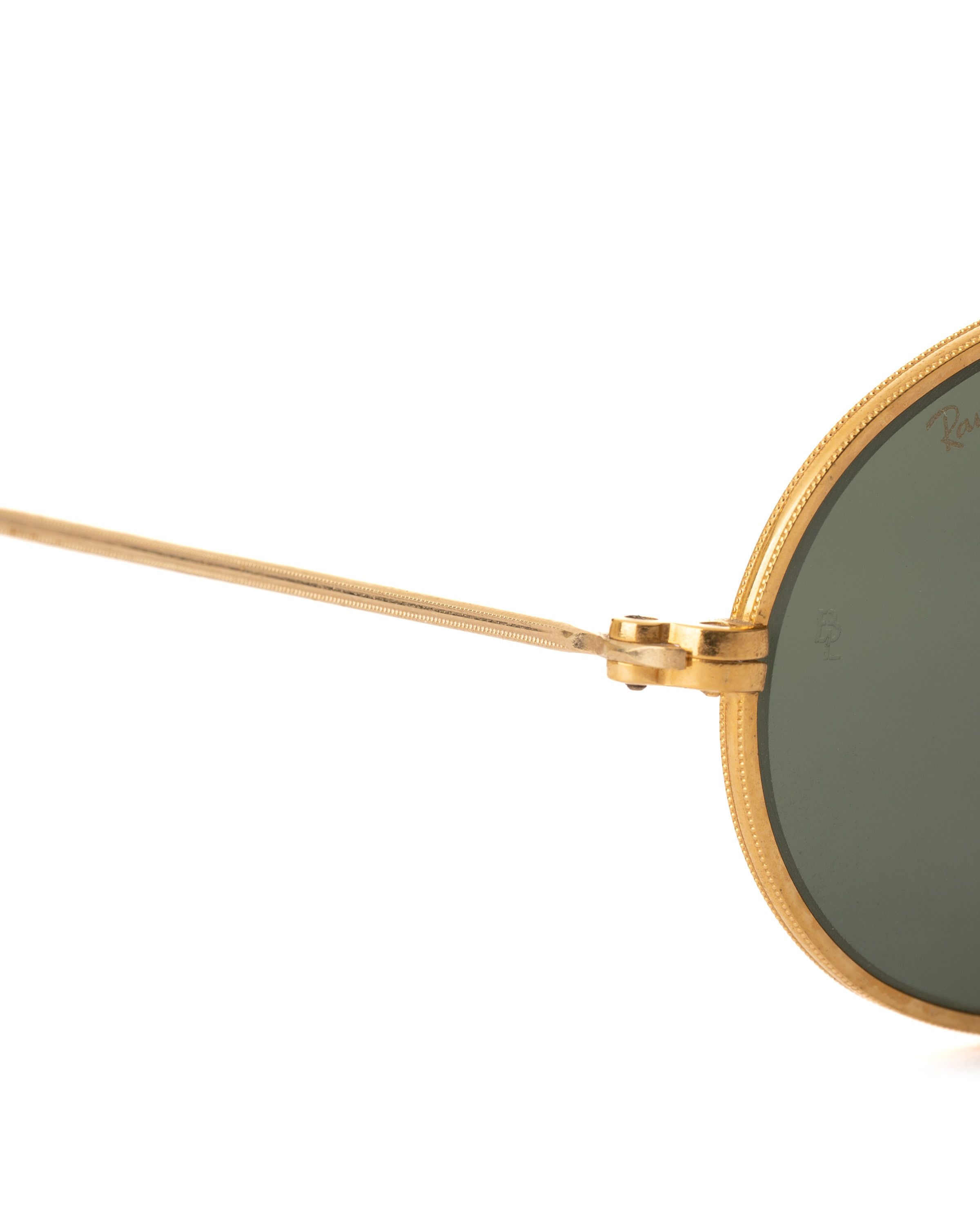 Bausch & Lomb × RayBan Ray-Ban Bausch & Lomb USA '90s Gold Oval Sunglasses Size ONE SIZE - 3 Thumbnail