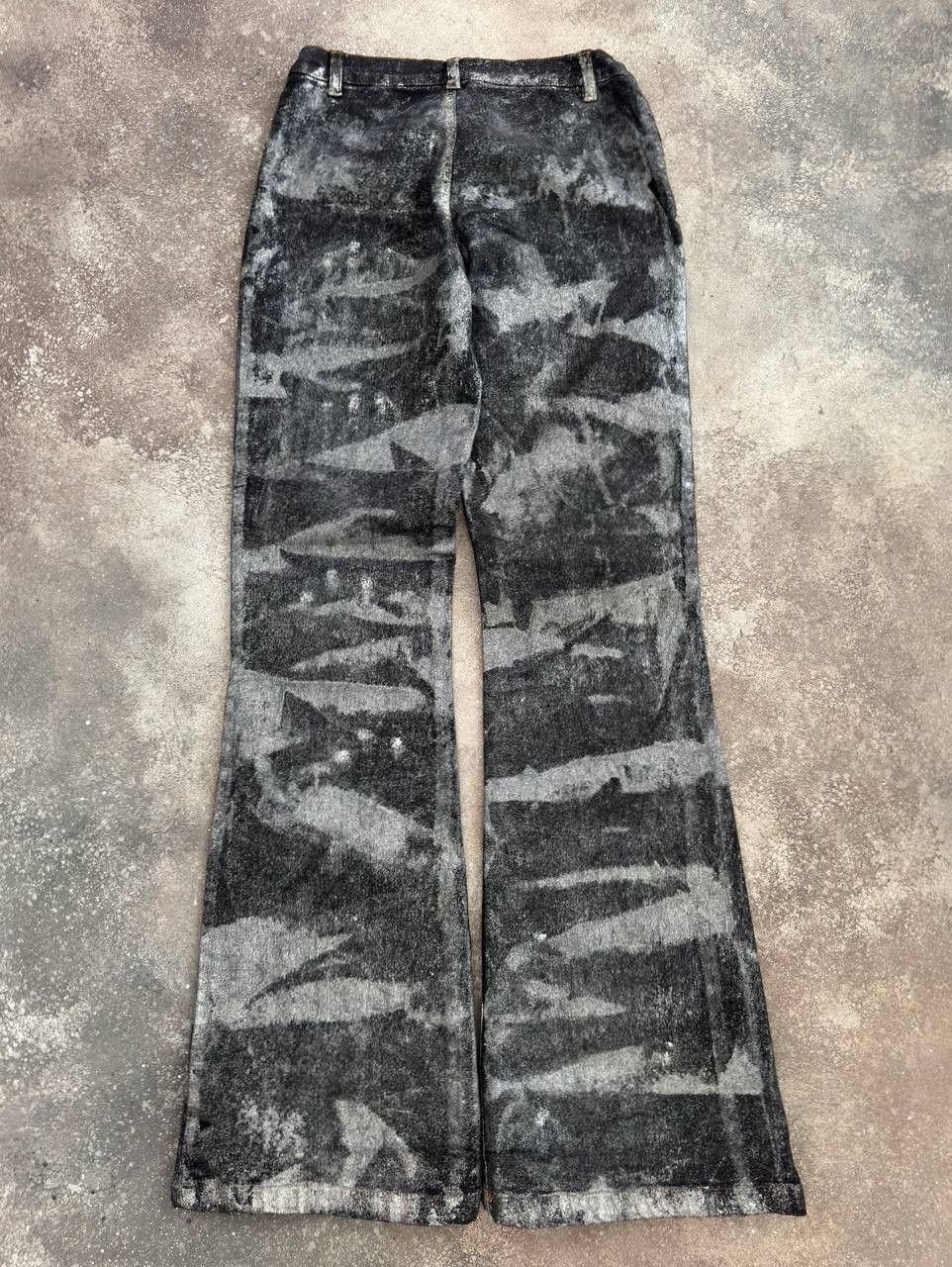 Hysteric Glamour Amazing Vintage Washed/Faded Flared Jeans Size 25" / US 0 / IT 36 - 9 Thumbnail