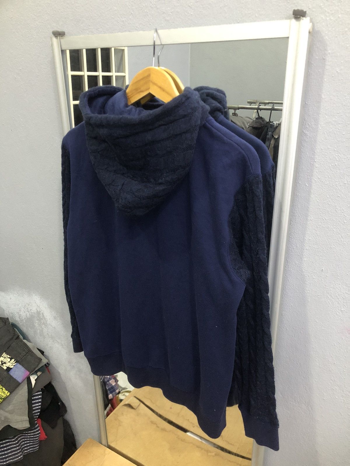 Japanese Brand Viccess Cable Knit Sleeve & Hood Zip Hoodie Size US L / EU 52-54 / 3 - 9 Thumbnail