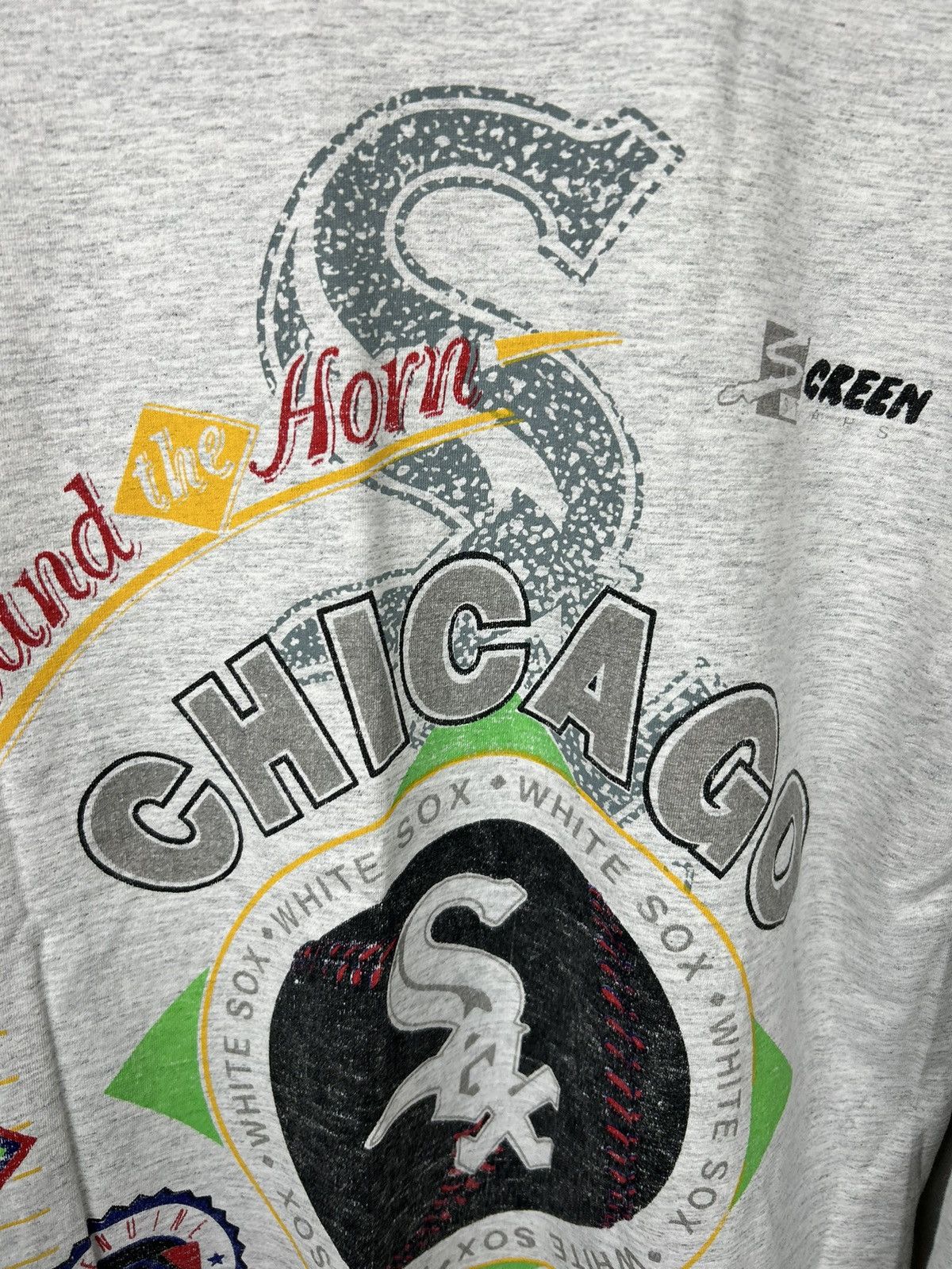 MLB × Vintage Vintage Chicago White Sox Graphic Baseball USA Long Sleeve Size US M / EU 48-50 / 2 - 18 Thumbnail