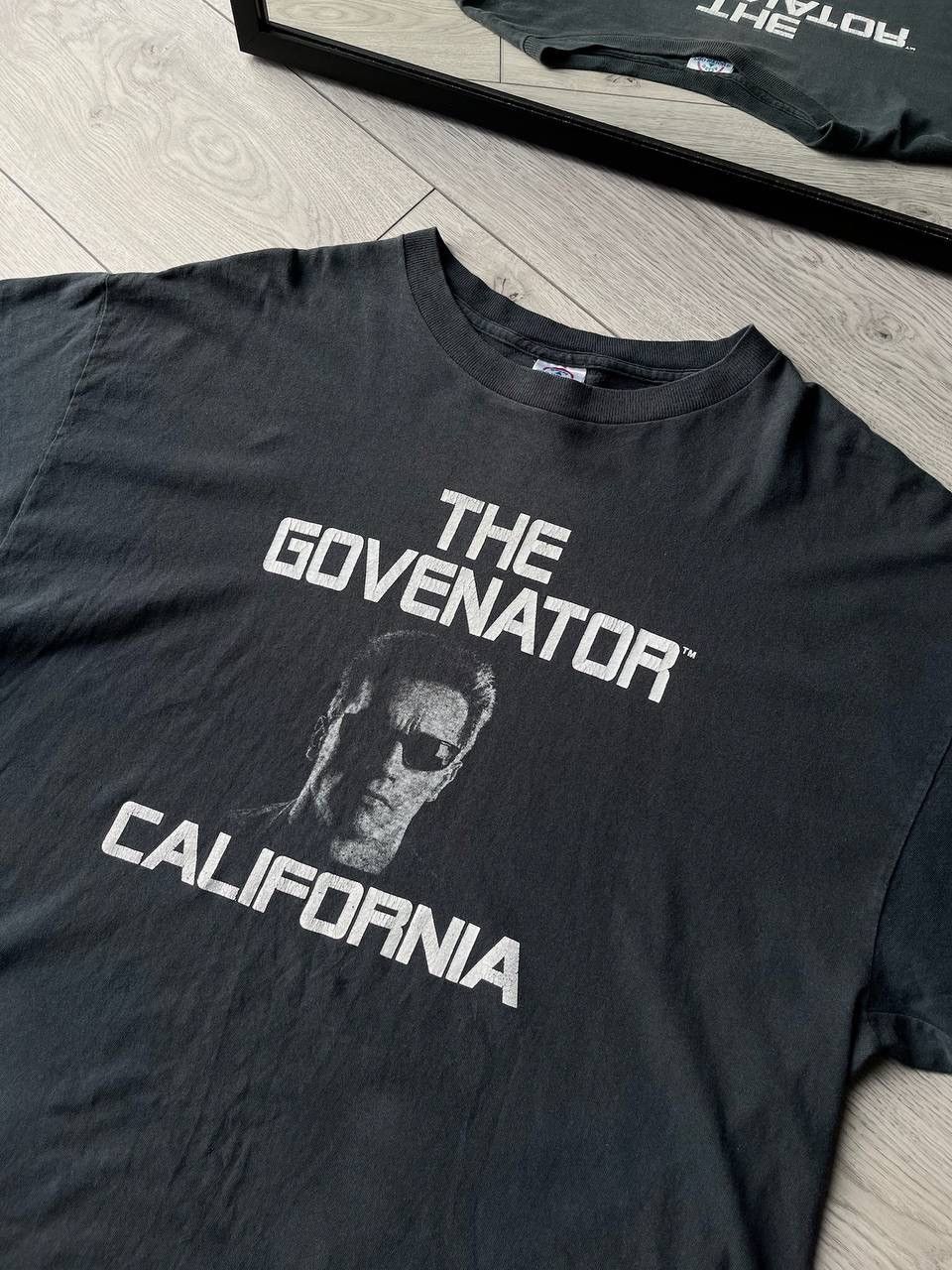 Vintage Vintage The Govenator California Boxy Humor T-shirt Y2K XL Size US XL / EU 56 / 4 - 2 Thumbnail