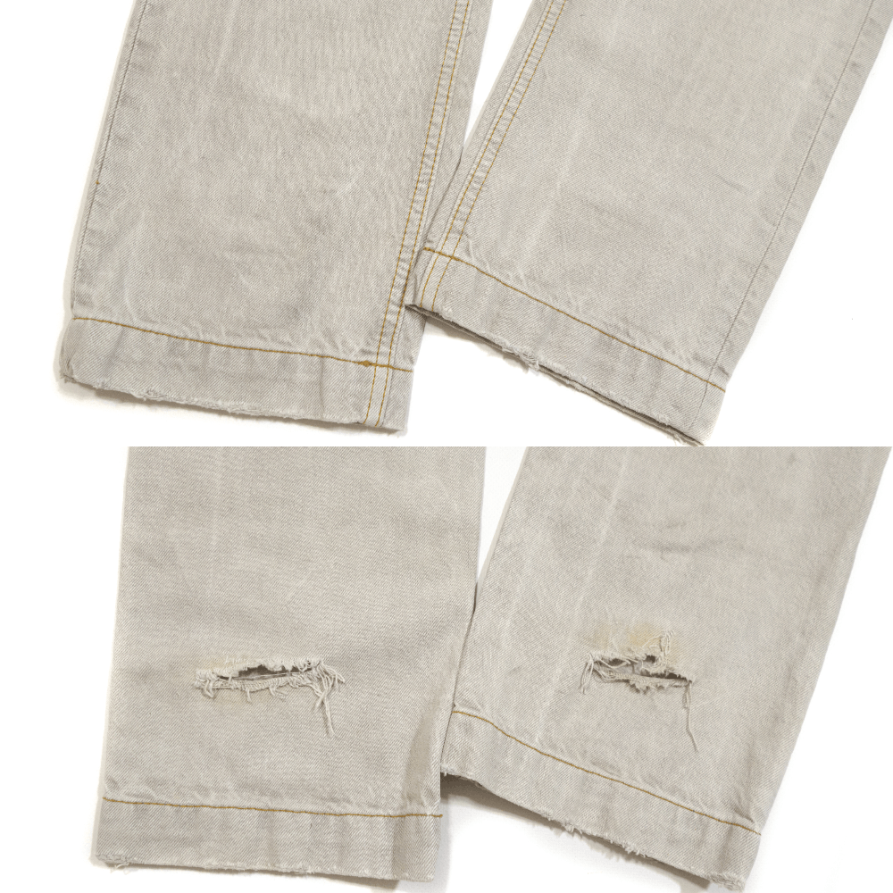 Dolce & Gabbana 00S Distressed Mud Dirty Loose Jeans Vintage Size US 32 / EU 48 - 5 Thumbnail