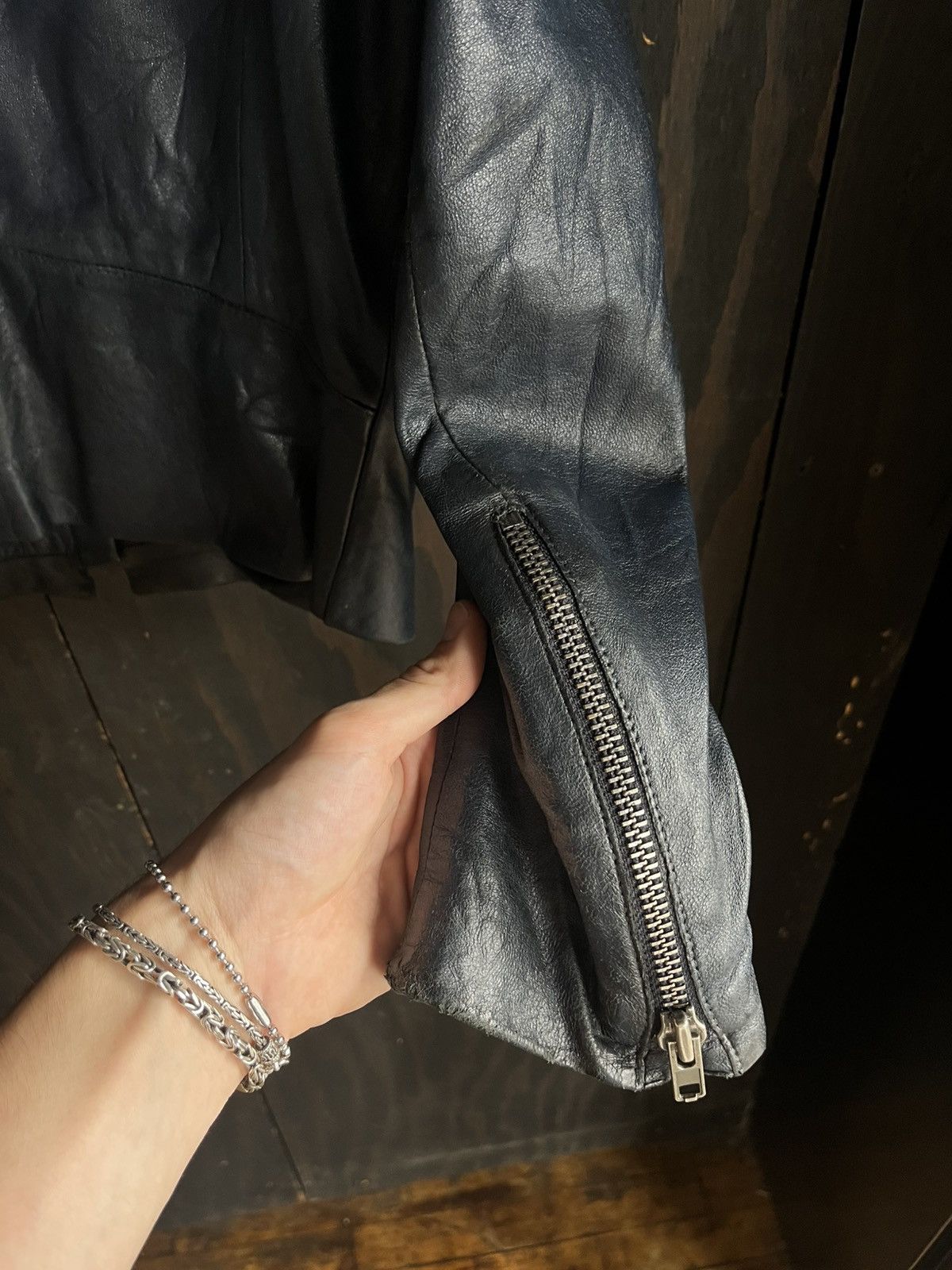 Maison Margiela FW2007 Martin Margiela 5 Zip Leather Jacket Size US S / EU 44-46 / 1 - 7 Thumbnail