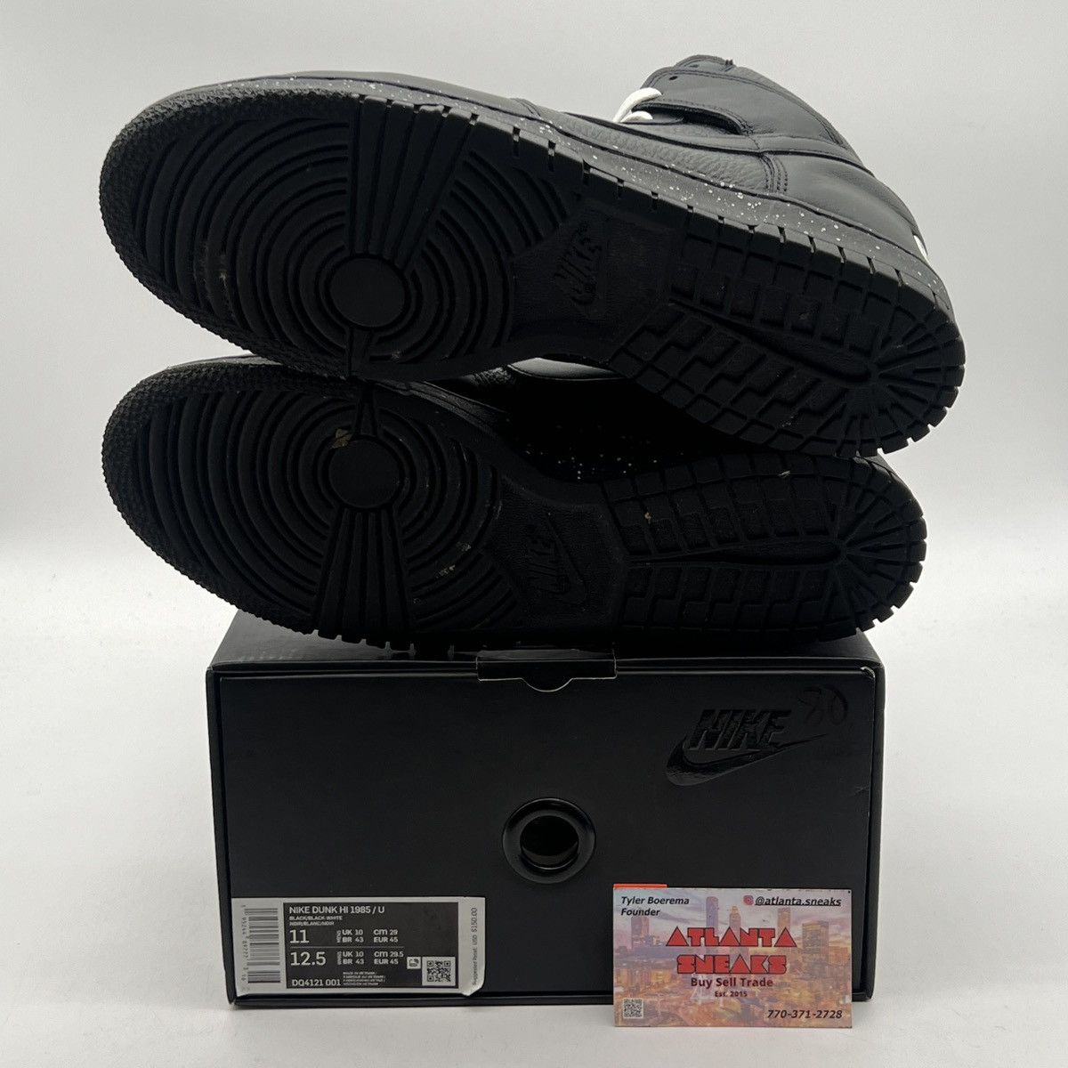 Nike Nike Undercover x Dunk 1985 High Chaos Black Size US 11 / EU 44 - 8 Thumbnail