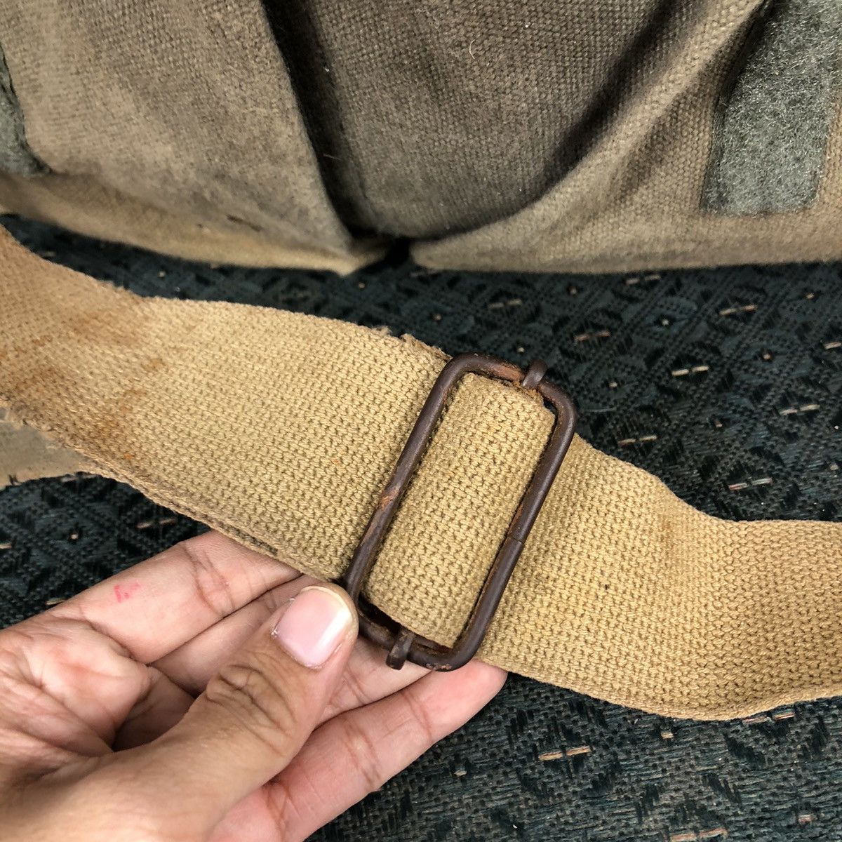 Vintage Vintage Military Worker Sling Bag Duck Canvas Buzz Ricksons Size ONE SIZE - 17 Thumbnail