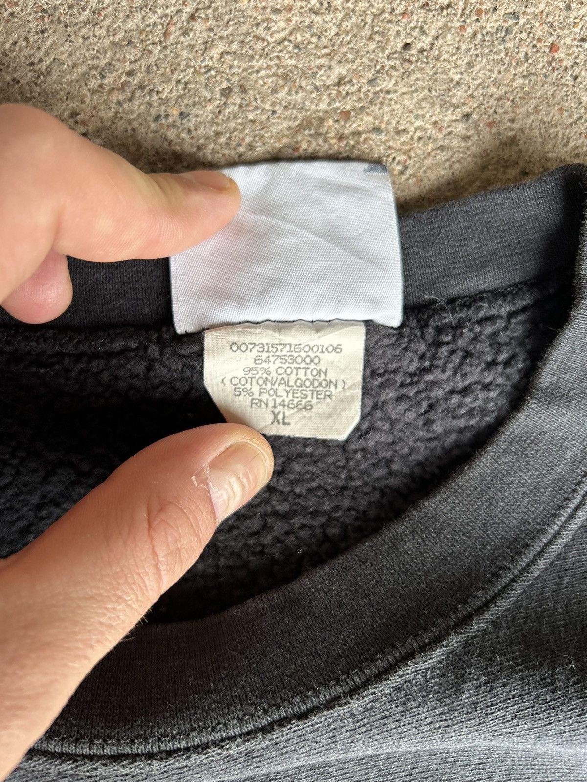Lee × Vintage Vintage Lee Crossgrain Reverse Weave Pullover Sweatshirt Size US XL / EU 56 / 4 - 4 Thumbnail