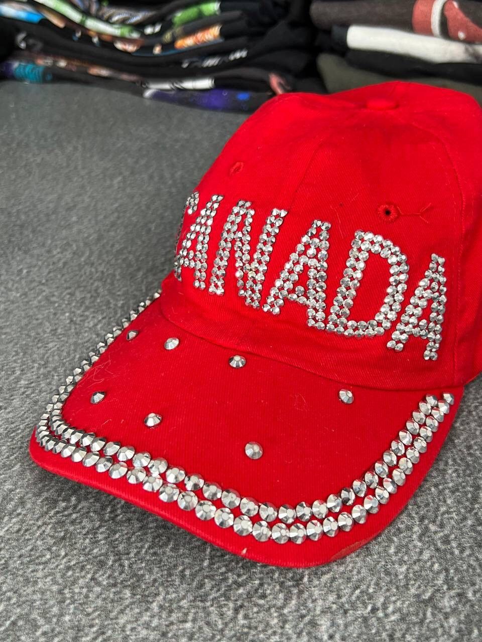 Hysteric Glamour Y2K Canada Rhinestones Logo Glamour Cap Size ONE SIZE - 3 Thumbnail