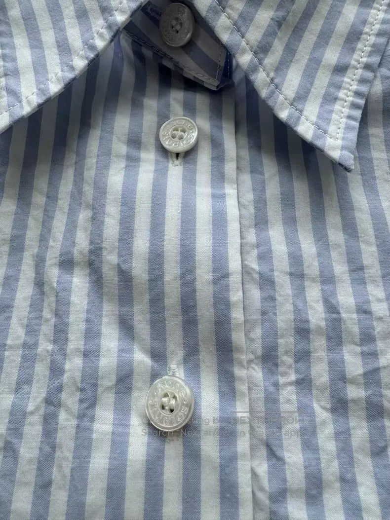 Acne Studios Acne Studios size 30 Blue and white striped short-sleeve sh Size 4XL / US 24-26 - 5 Thumbnail