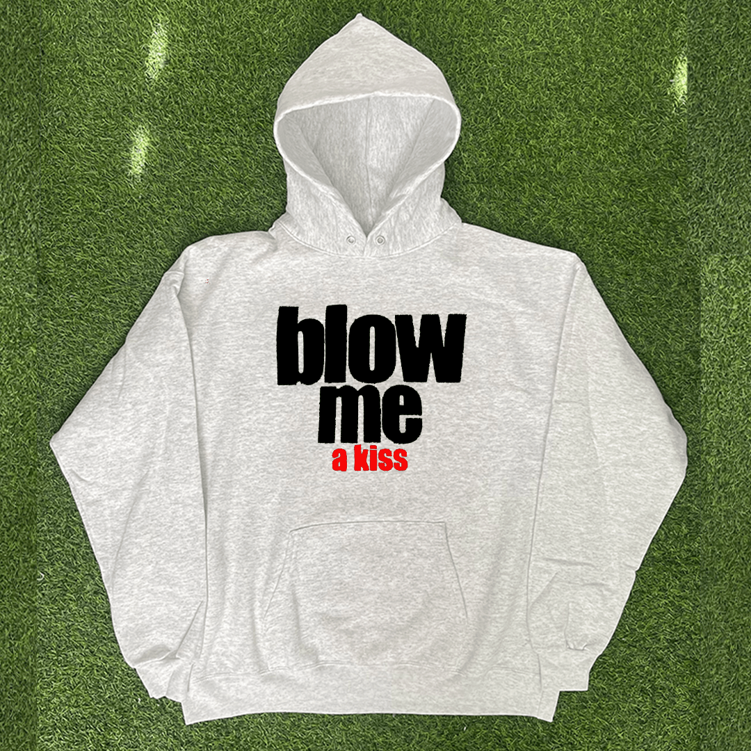 Vintage BLOW ME A KISS HOODIE Size US L / EU 52-54 / 3 - 1 Preview