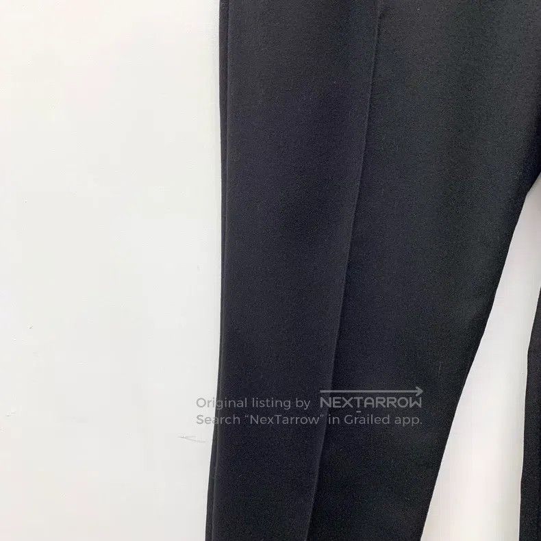 Louis Vuitton Louis Vuitton 26 black logo steel wool slacks pants Size 30" / US 8 / IT 44 - 4 Thumbnail