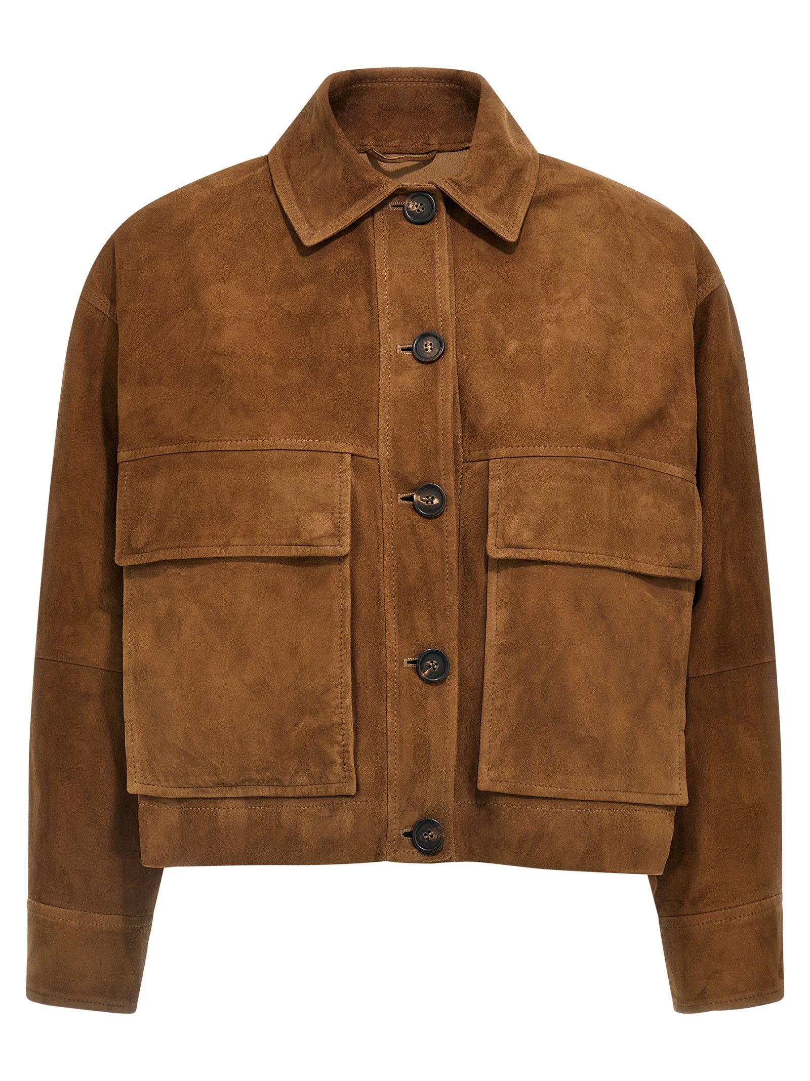 Brunello Cucinelli Brunello Cucinelli Shiny Brown Linen