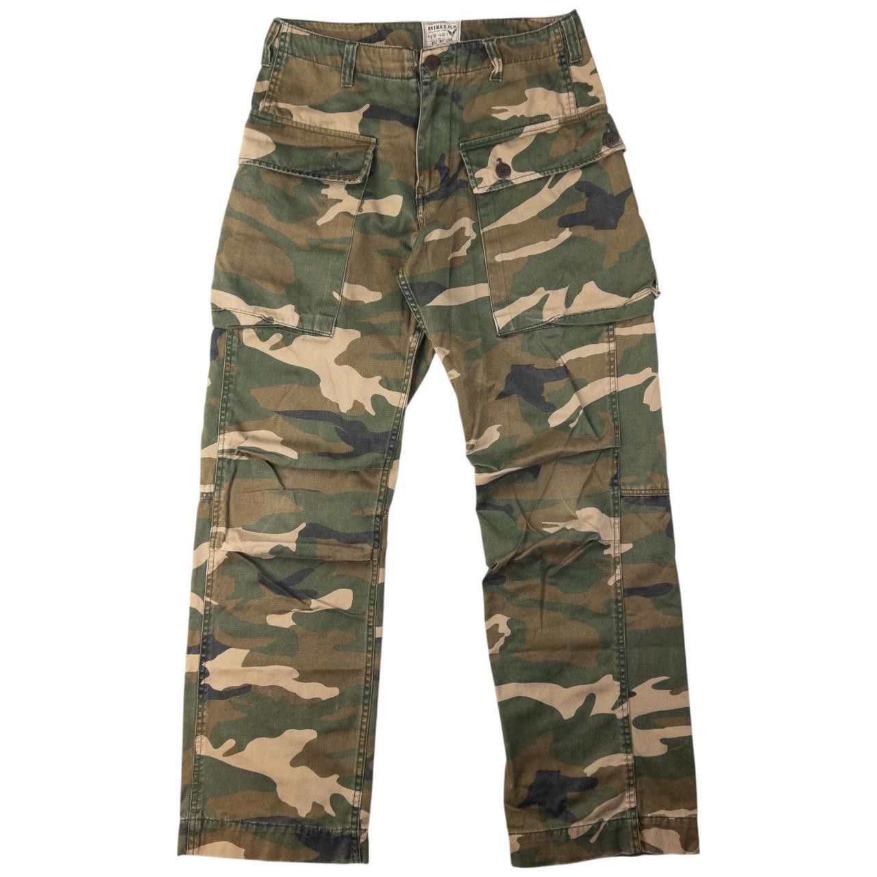 Avirex Vintage AVIREX Camo Cargo Pocket Trousers Size W31 Size US 30 / EU 46 - 1 Thumbnail