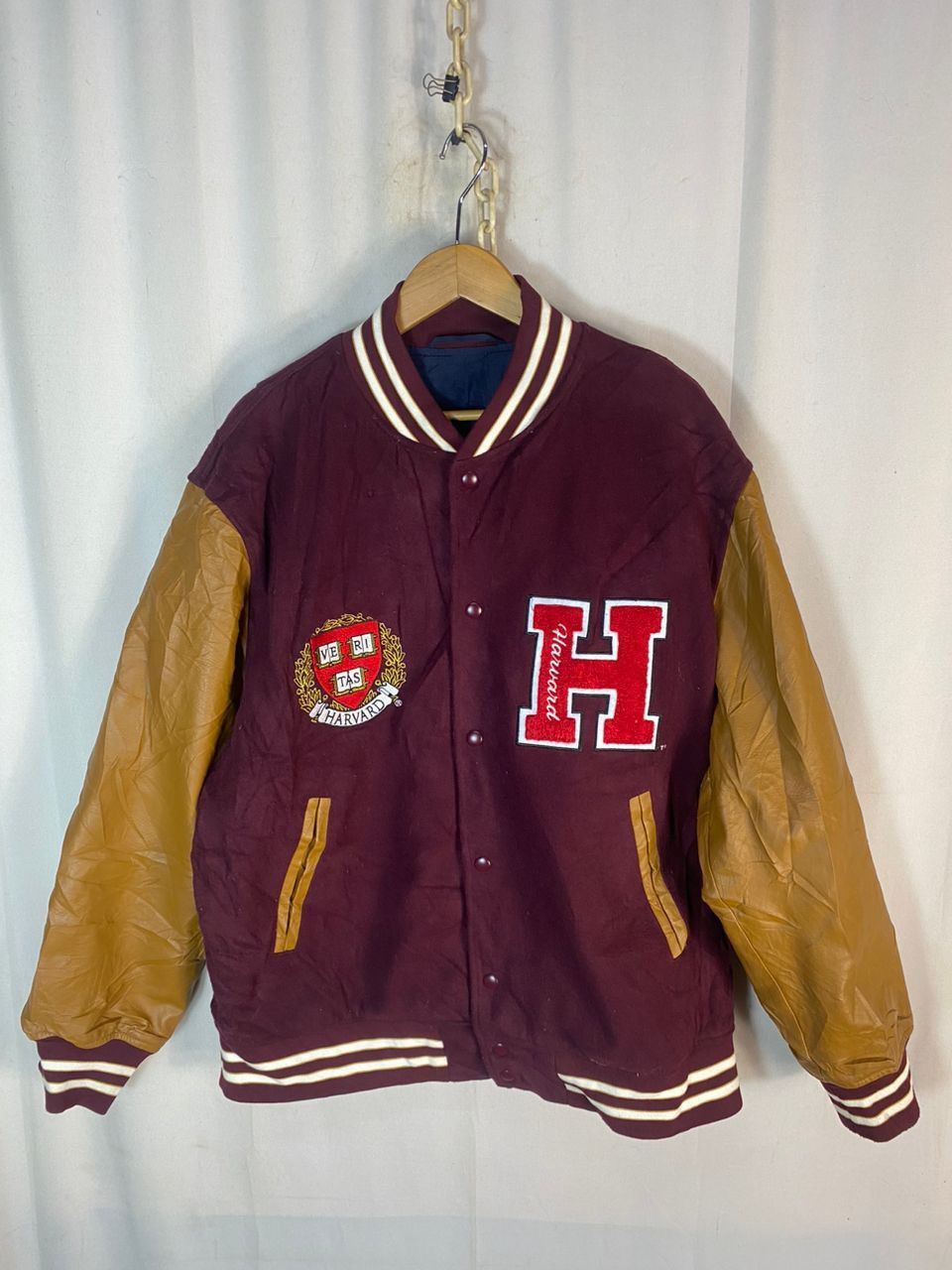 Other Harvard university embroidered logo varsity jacket Size US XL / EU 56 / 4 - 19 Thumbnail