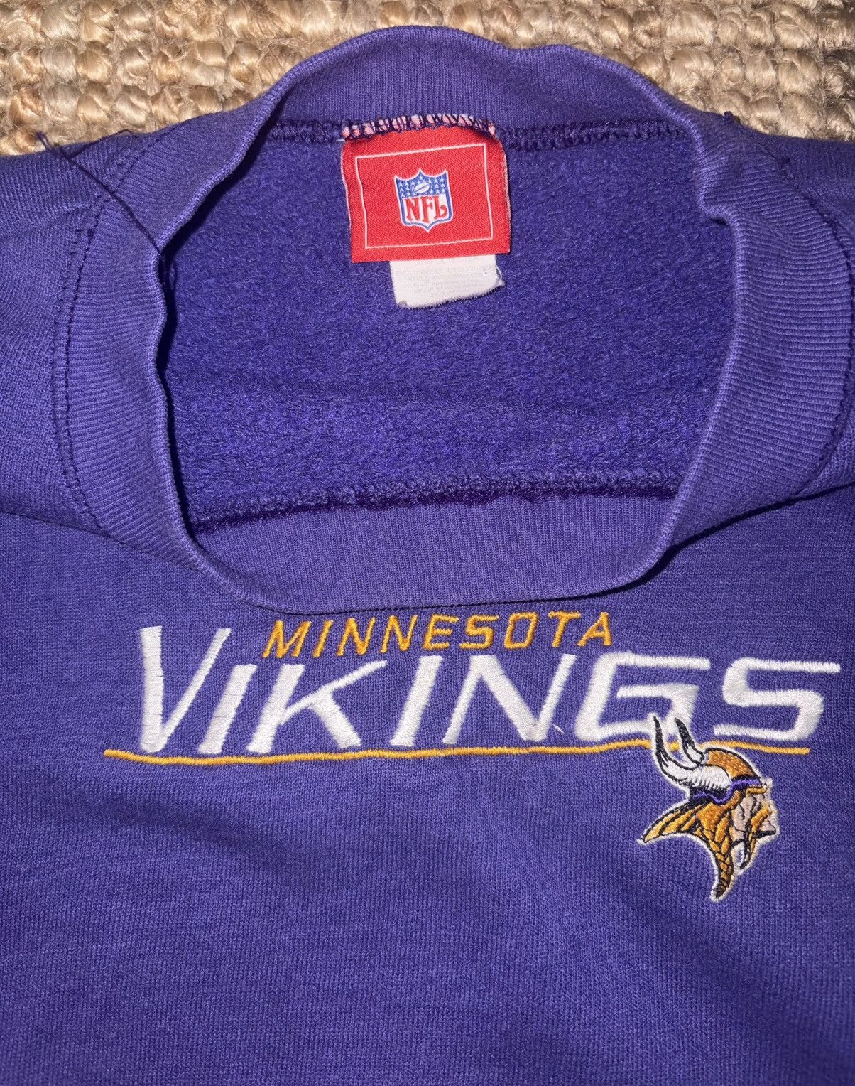 NFL Vintage Minnesota Vikings Sweatshirt Size US XXL / EU 58 / 5 - 2 Thumbnail
