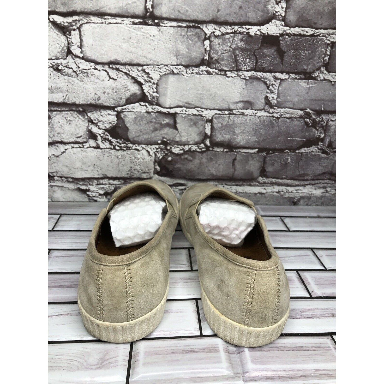 Frye Frye Faw Beige Suede Leather Slip On Casual Comfort Shoes Wo Size US 8.5 / IT 38.5 - 4 Thumbnail