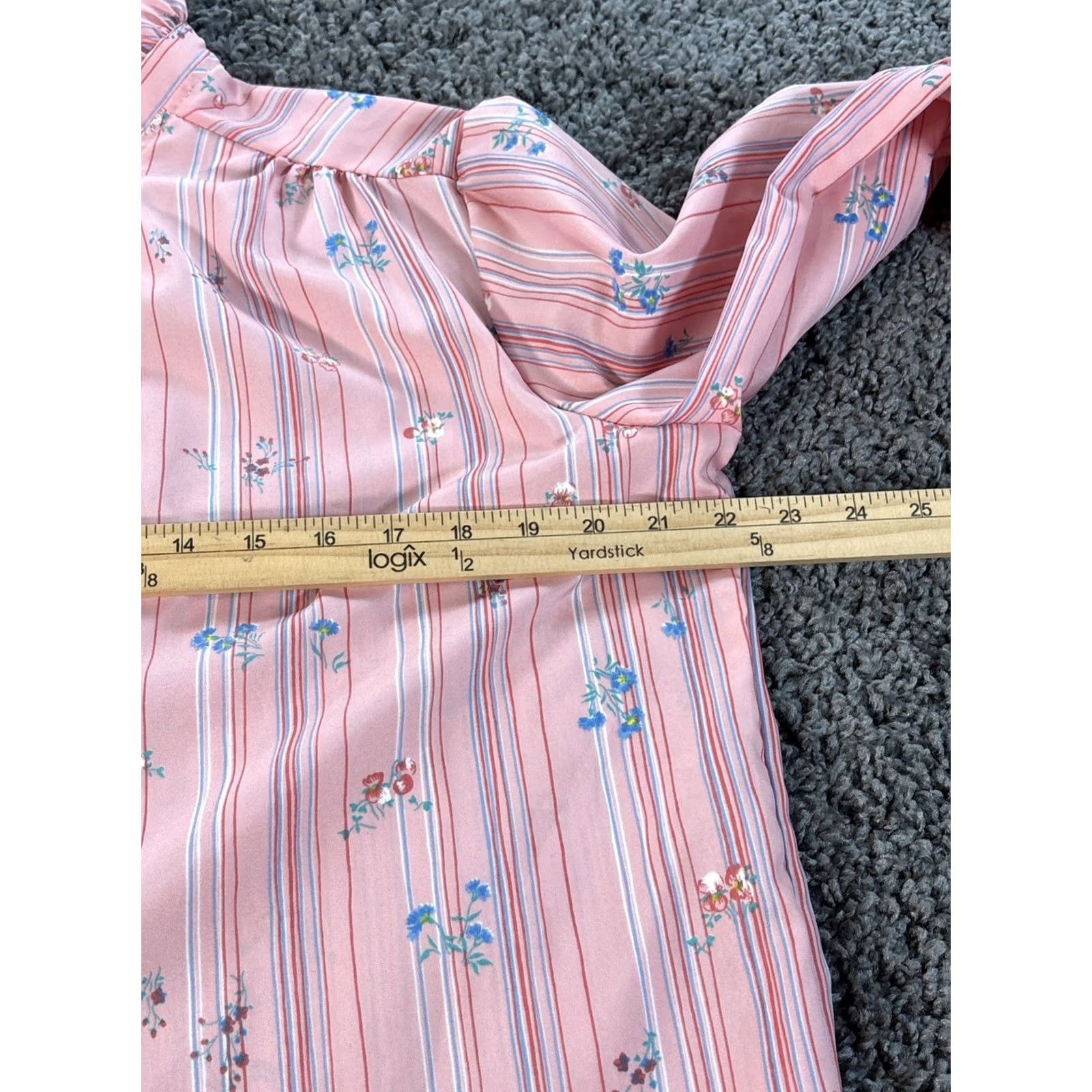 Vintage VINTAGE Blouse Ladies Long Sleeve Floral Lace Button Collar Pink L Top Holiday Blouse Womens Regular Size L Size L / US 10 / IT 46 - 3 Thumbnail