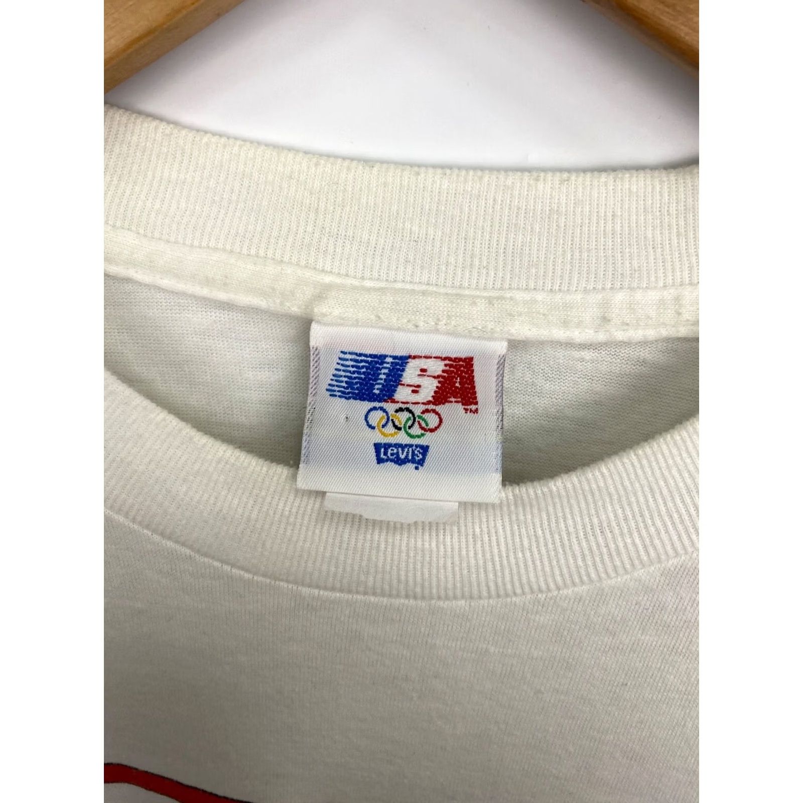 Levi's VINTAGE Levi’s Long Sleeve Shirt Mens M White California 1984 Los Angeles Olympic Games Nike Size US M / EU 48-50 / 2 - 5 Thumbnail