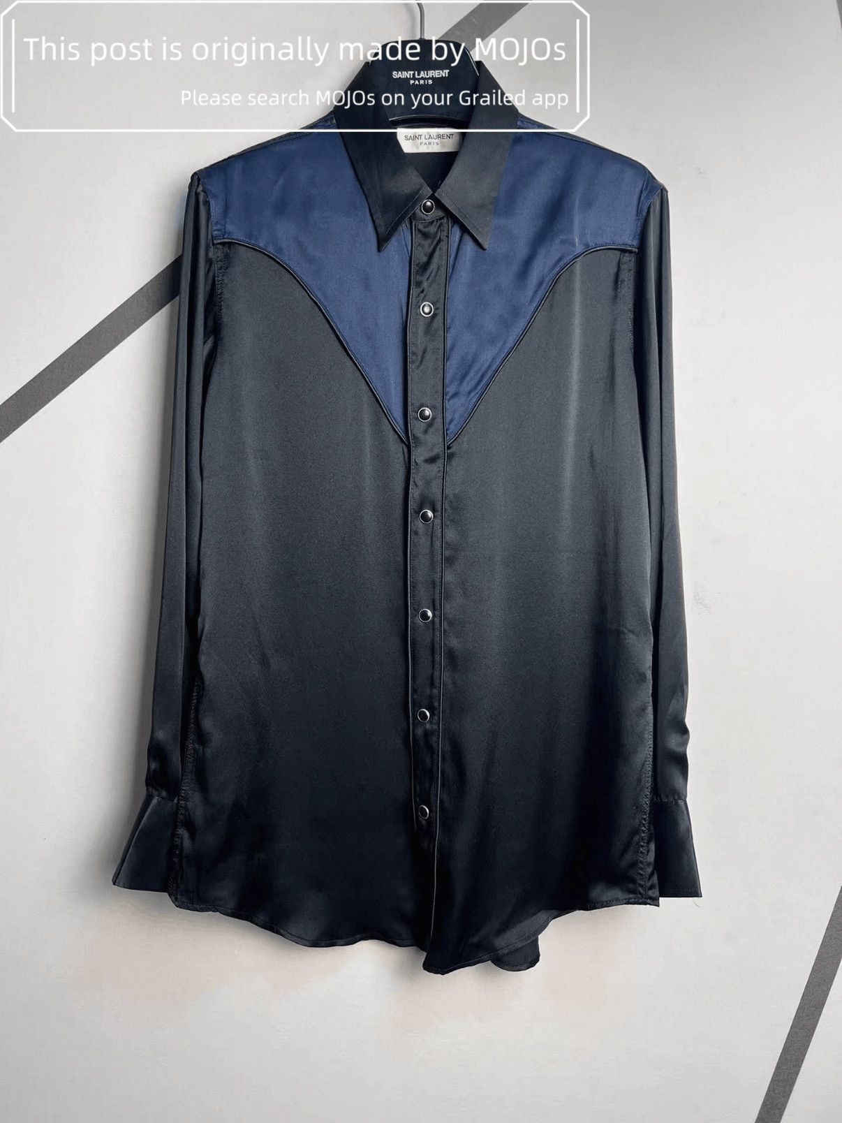 SAINT LAURENT PARISブラックベルベット シャツ最終価格 SAINT LAURENT PARISブラックベルベット シャツ最終価格 SAINT LAURENT