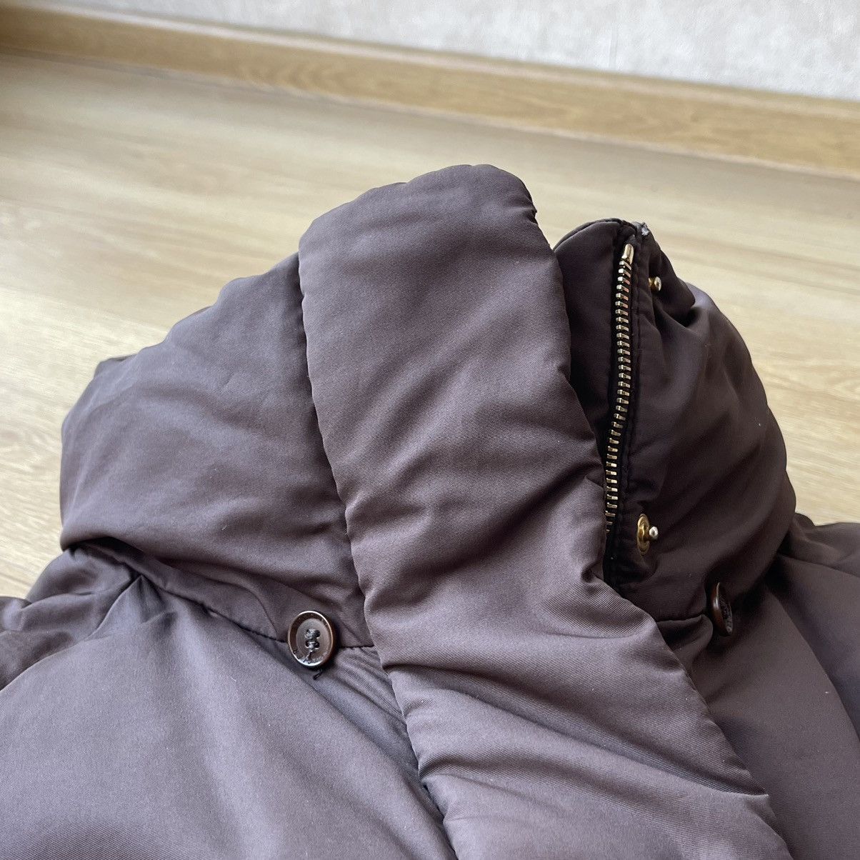 Moncler Moncler Nantes Belted Down Puffer Hooded Jacket Size 3 Size L / US 10 / IT 46 - 17 Thumbnail