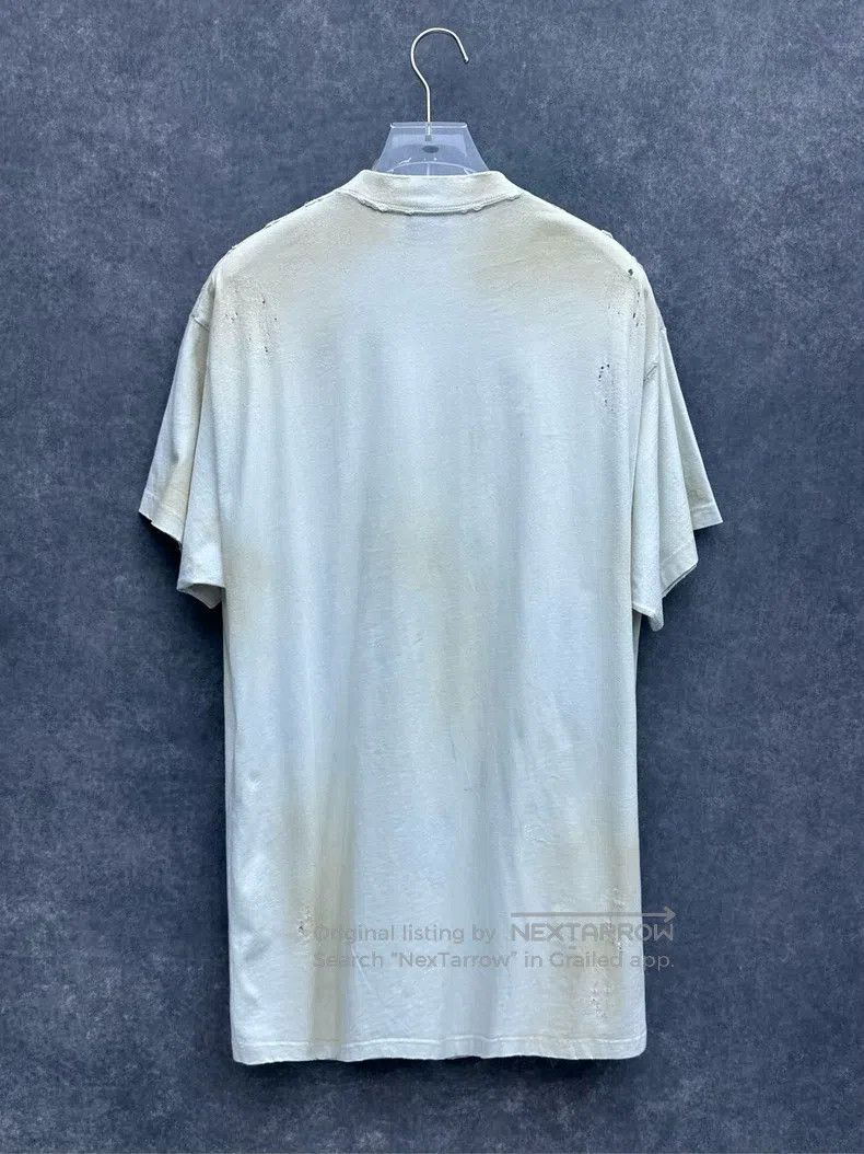 Balenciaga Balenciaga Man Utd Distressed Dye Destroyed Short Sleeve Size US S / EU 44-46 / 1 - 2 Thumbnail