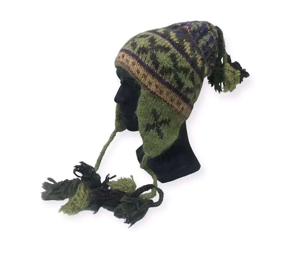 Vintage Vintage Knit Beanie Hat Size ONE SIZE - 1 Thumbnail