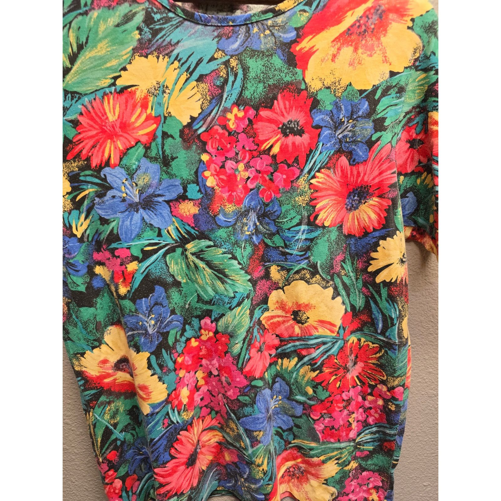 Vintage Vintage Womens Carolina Colours Shirt Floral Tee Flower M Size M / US 6-8 / IT 42-44 - 8 Thumbnail