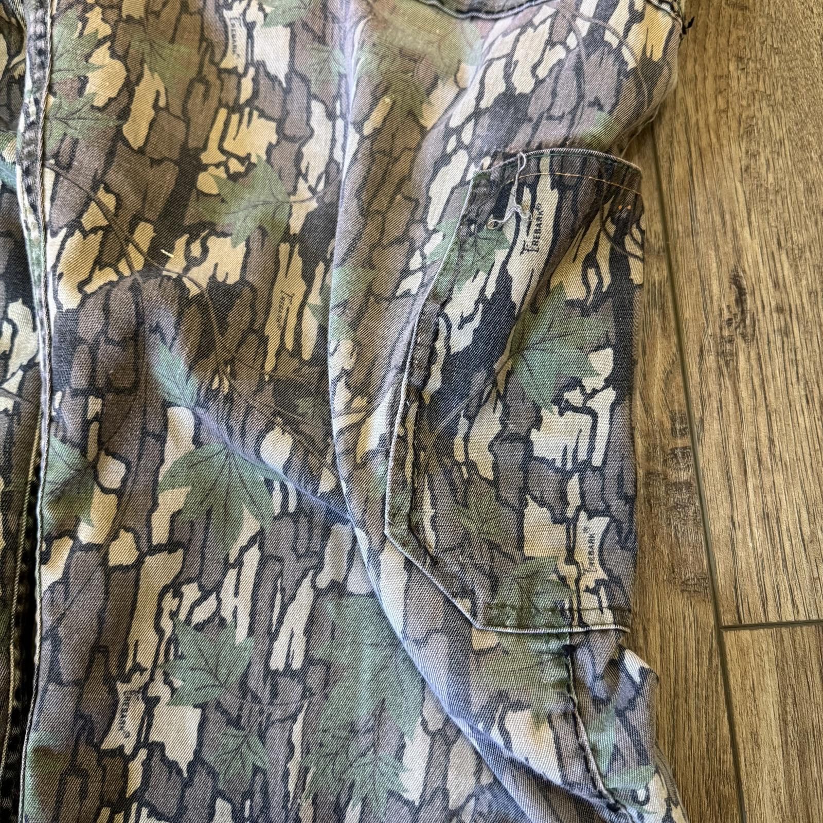 Other Vintage 80s Trebark Camo Pants Cropped Distressed Grunge Size US 36 / EU 52 - 12 Thumbnail
