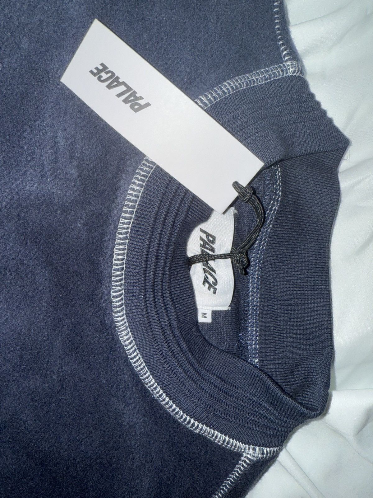 Palace Palace Navy Blue Suede Sweater M Size US M / EU 48-50 / 2 - 3 Thumbnail