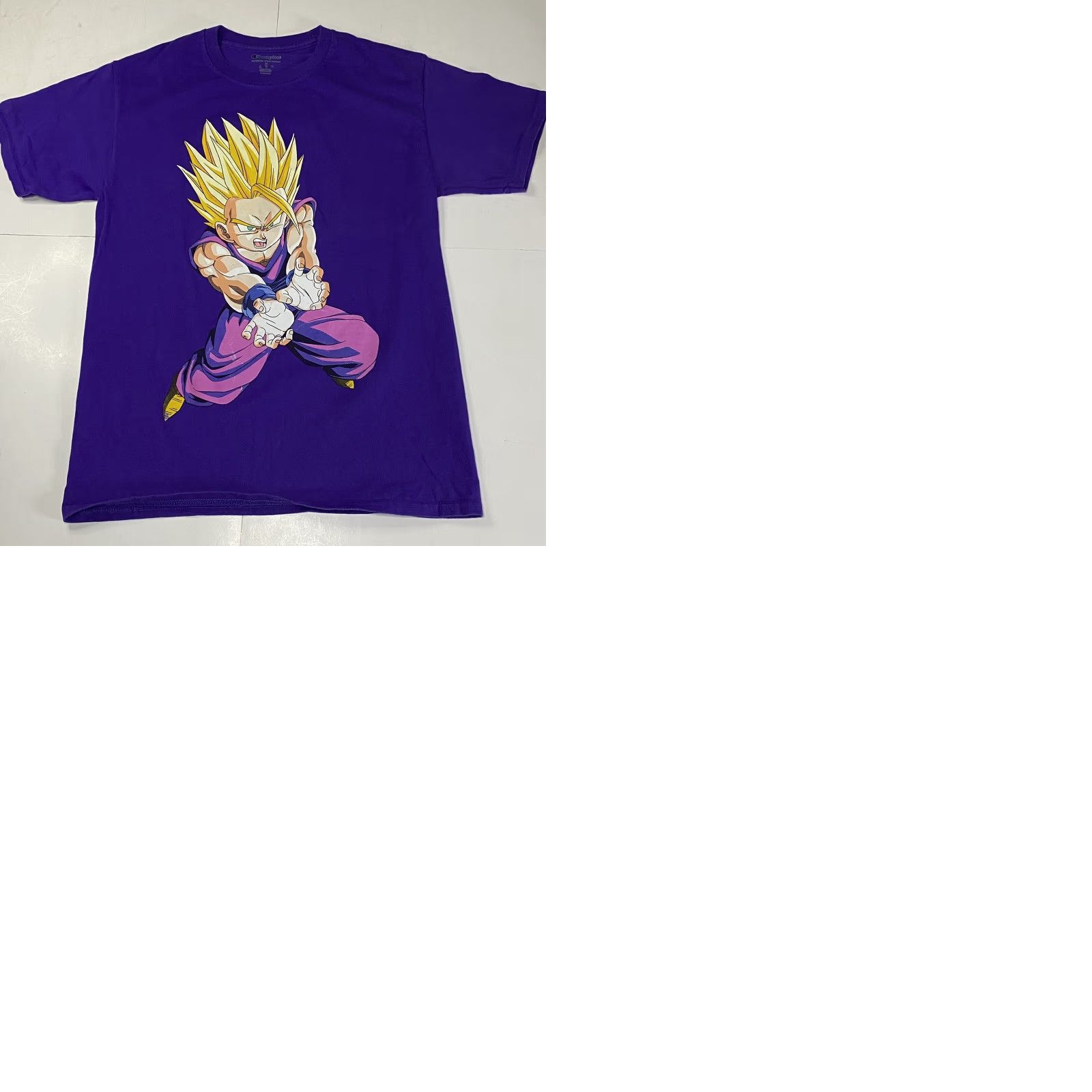 Champion VINTAGE Champion Dragonball Z Collab Son Gohan T Shirt Medium M Purple Men Crew Neck Short Sleeve Graphic Print Size US M / EU 48-50 / 2 - 12 Thumbnail