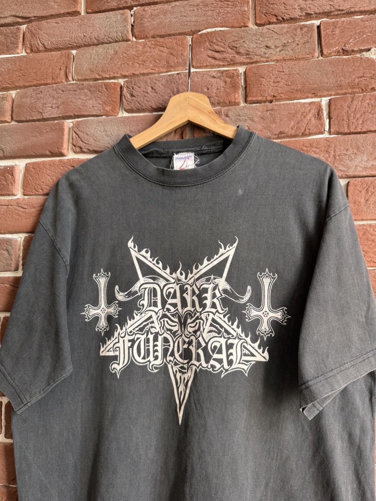 Band Tees Rare Vintage 00s Dark Funeral No mercy Black Metal Band Tee Size US XL / EU 56 / 4 - 4 Thumbnail