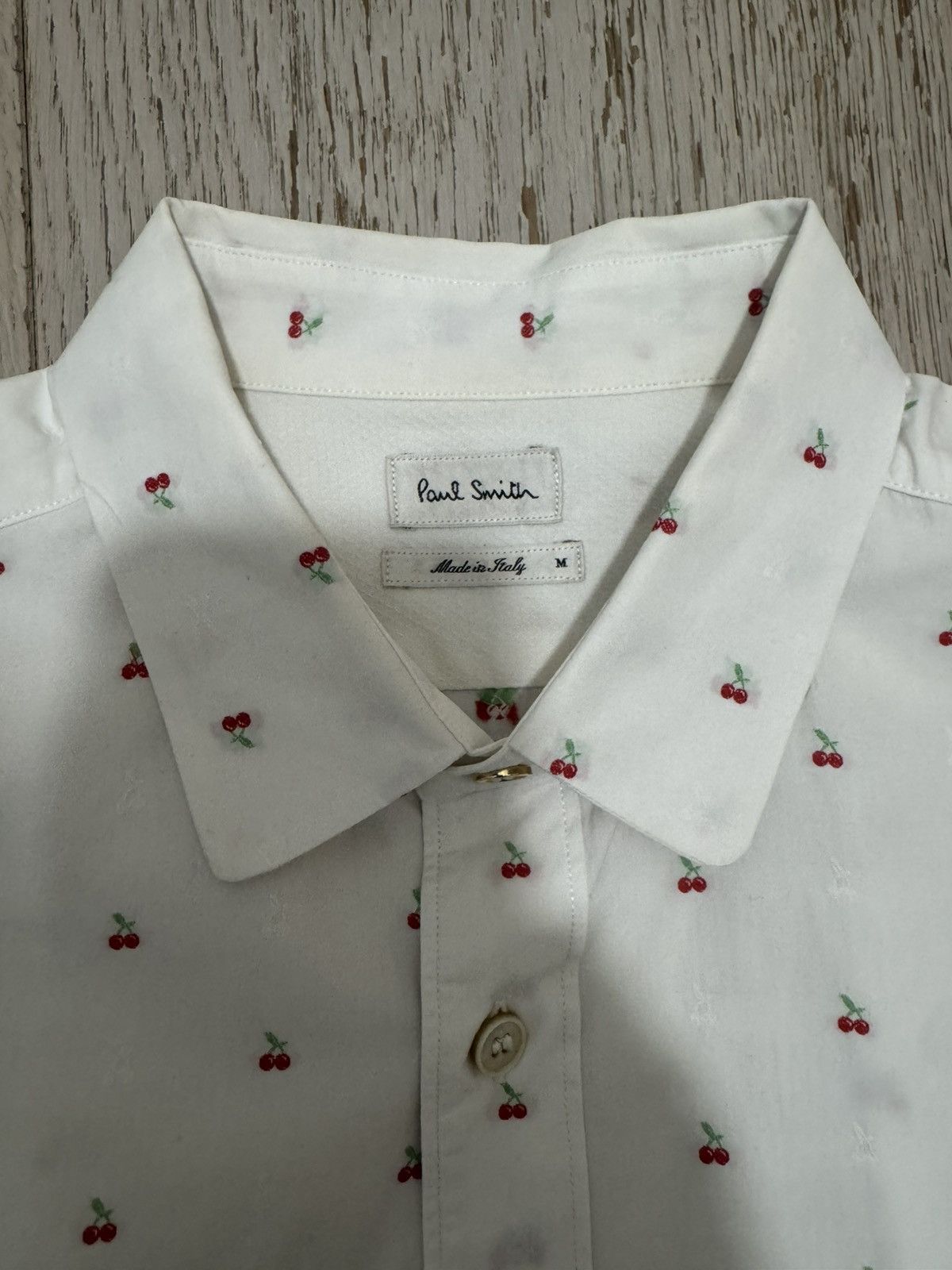 Paul Smith Paul Smith cherry button up shirt Size US M / EU 48-50 / 2 - 4 Thumbnail