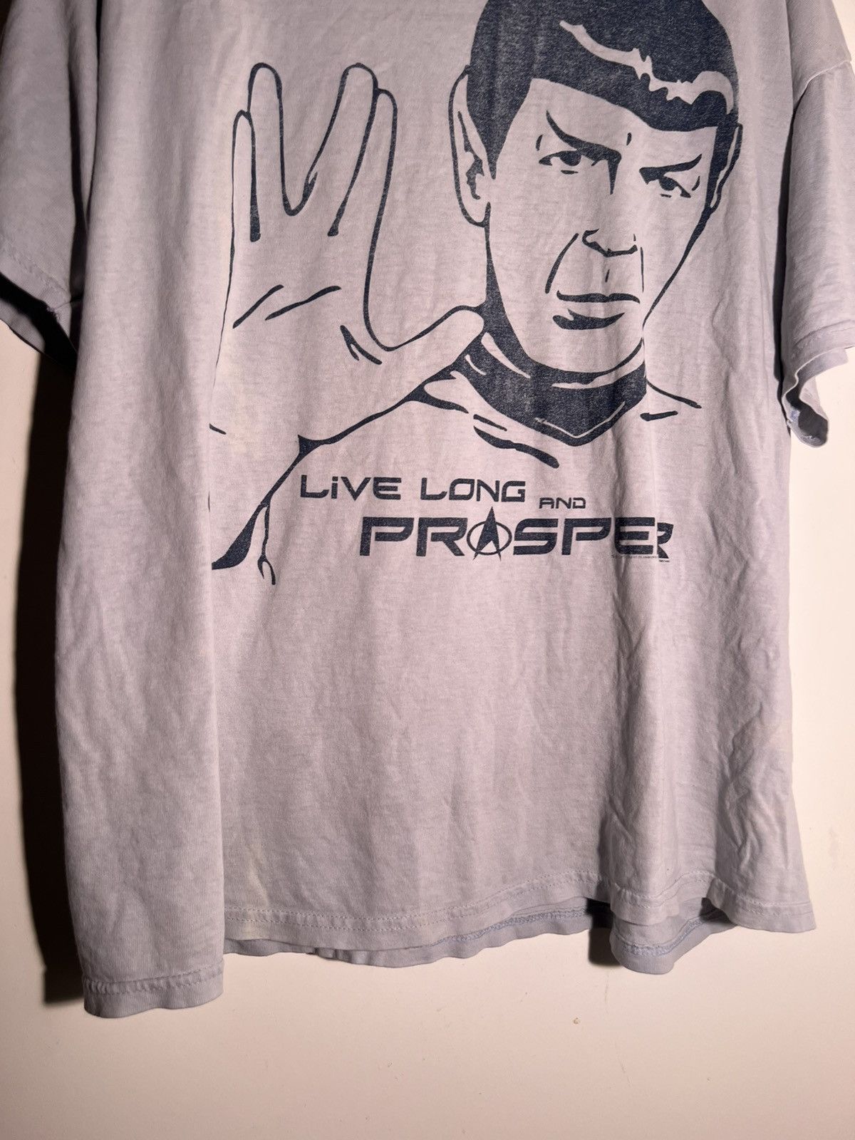 Vintage Y2K 2000's VTG Vintage Star Trek Spock Sci Fi Retro T Shirt Size US XL / EU 56 / 4 - 4 Thumbnail