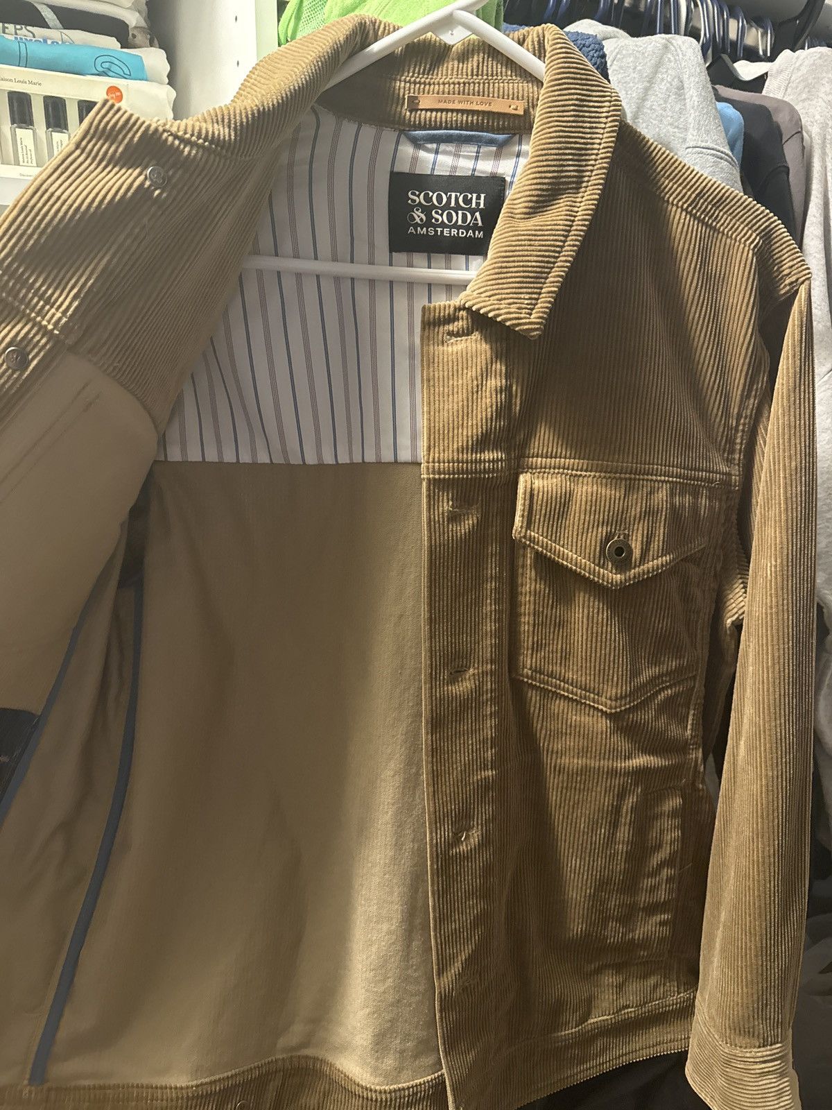 Scotch & Soda Scotch & Soda Brown Corduroy Jacket Size US S / EU 44-46 / 1 - 3 Thumbnail