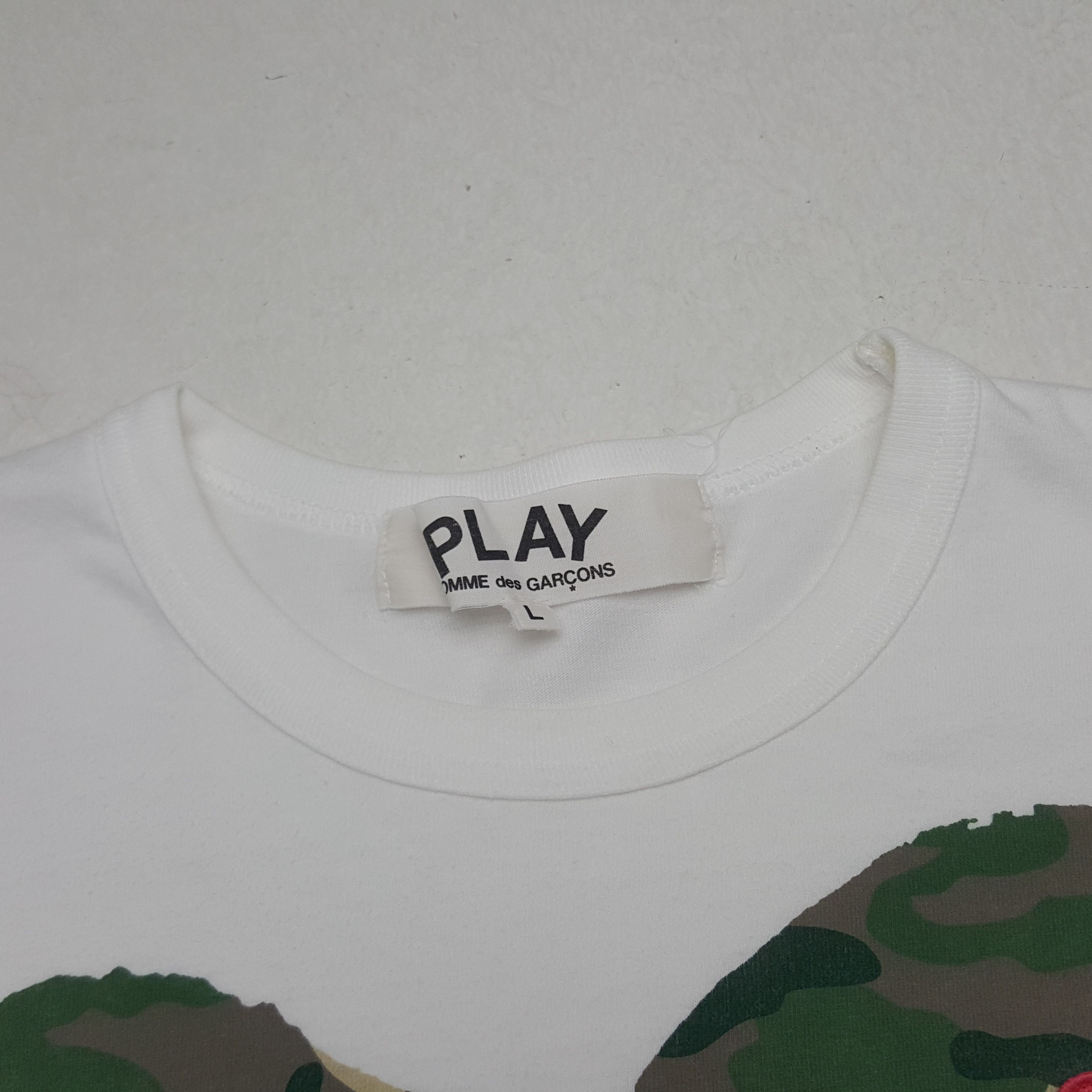 Comme des Garcons PLAY × Japanese Brand × Vintage Vintage Comme des Garcons Play Japanese Designer Tshirt Size US M / EU 48-50 / 2 - 4 Thumbnail