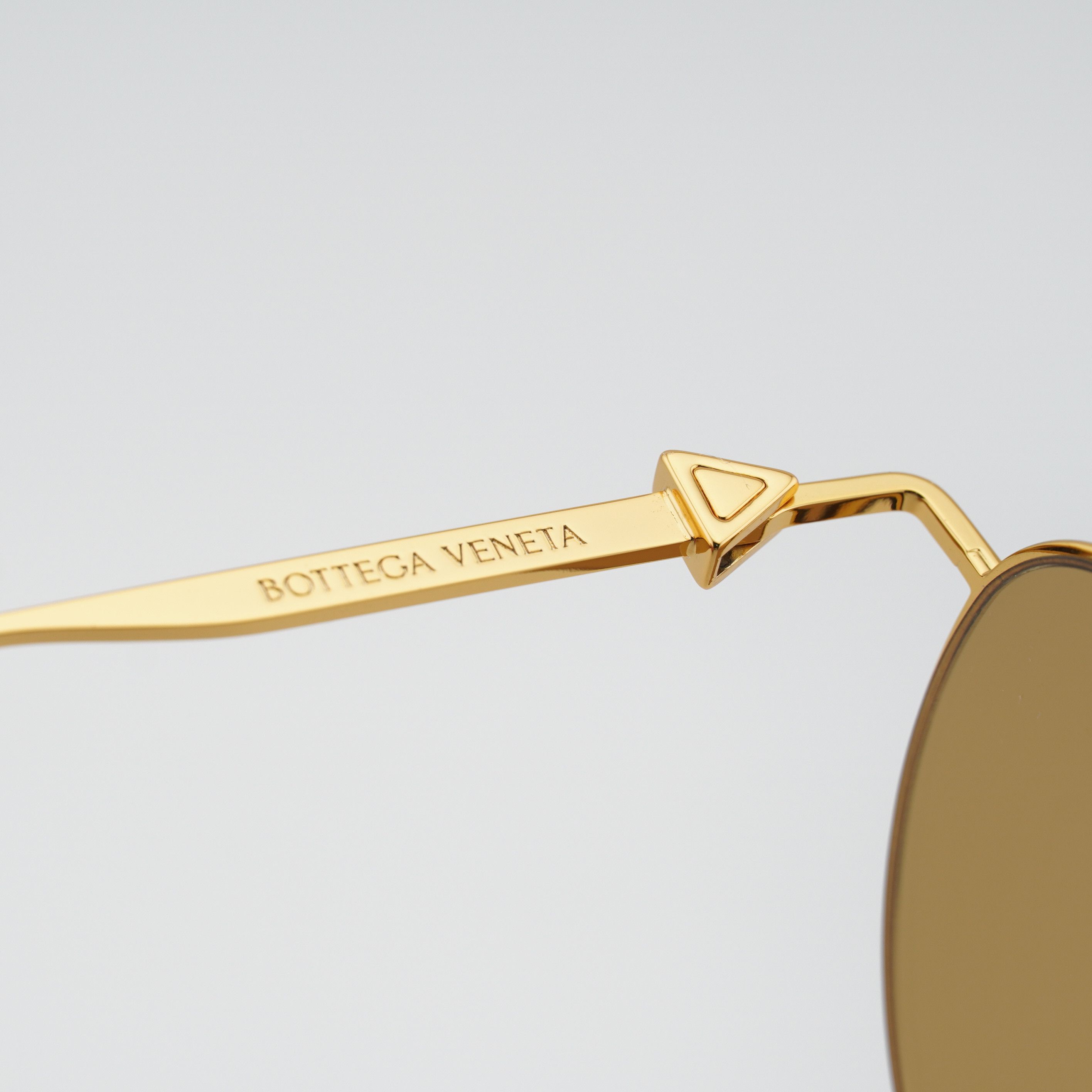 Bottega Veneta Bottega Veneta BV1268S 004 Sunglasses Gold Aviator Frame Size ONE SIZE - 7 Thumbnail