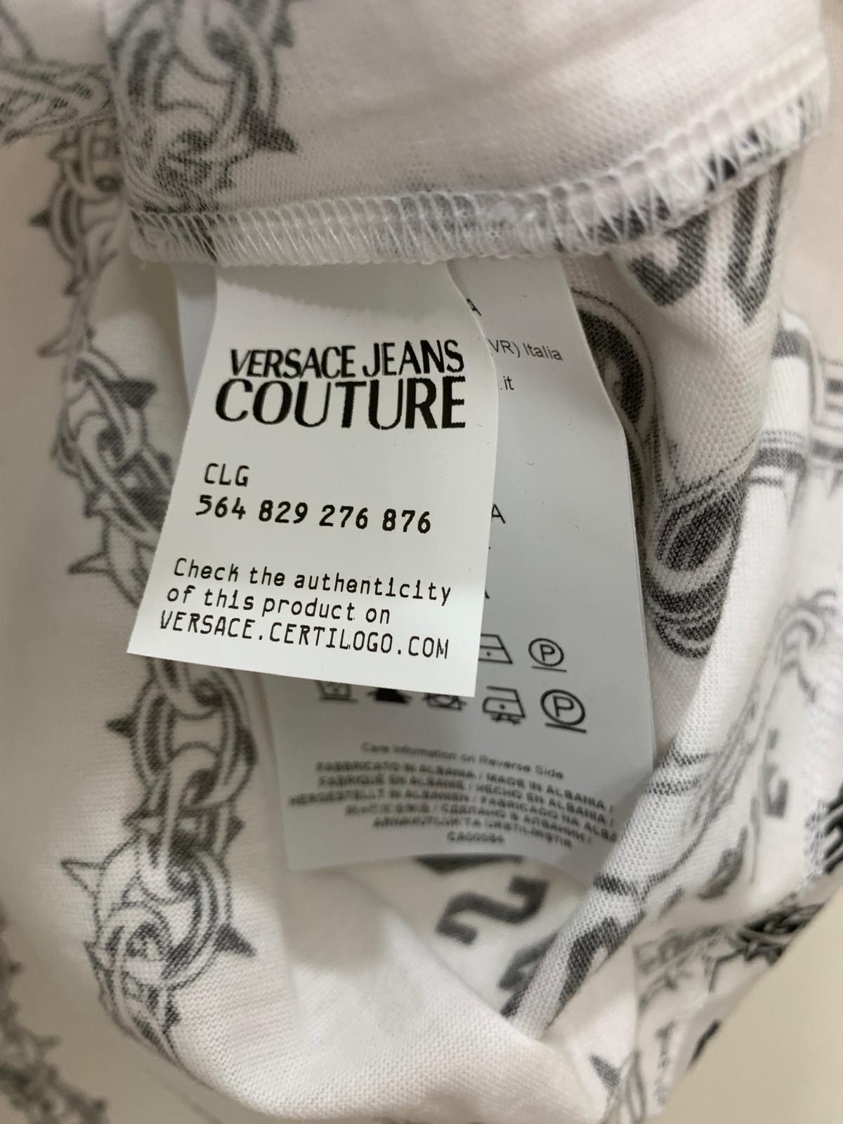 Versace Jeans Couture Jersey Print Chain Couture Versace Jeans Culture T-shirt L, Size US L / EU 52-54 / 3 - 10 Thumbnail