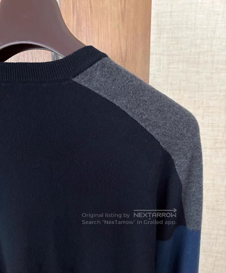 Hermes Hermes Men's Autumn-Winter Patchwork Sweater Size US L / EU 52-54 / 3 - 8 Thumbnail