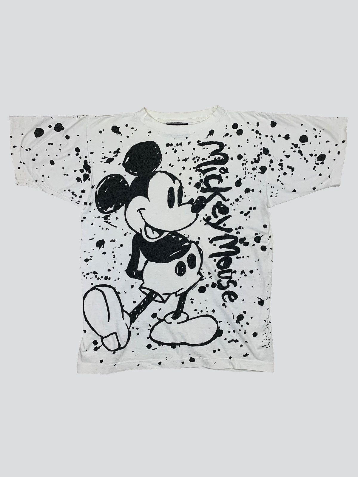 Vintage 90s Mickey Mouse T-Shirt Size XL Disney Cartoon Tee