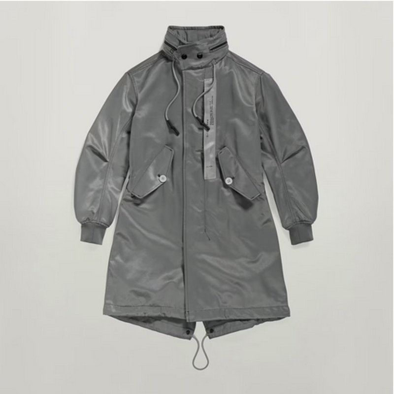 G-Star G-Star Raw Fishtail Parka Size L Granite NWT Size L / US 10 / IT 46 - 5 Thumbnail