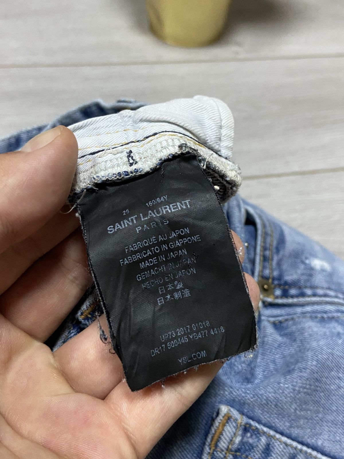 Saint Laurent Paris Saint Laurent Paris made in JAPAN Hedi Slimane Jeans Size 26" / US 2 / IT 38 - 6 Thumbnail