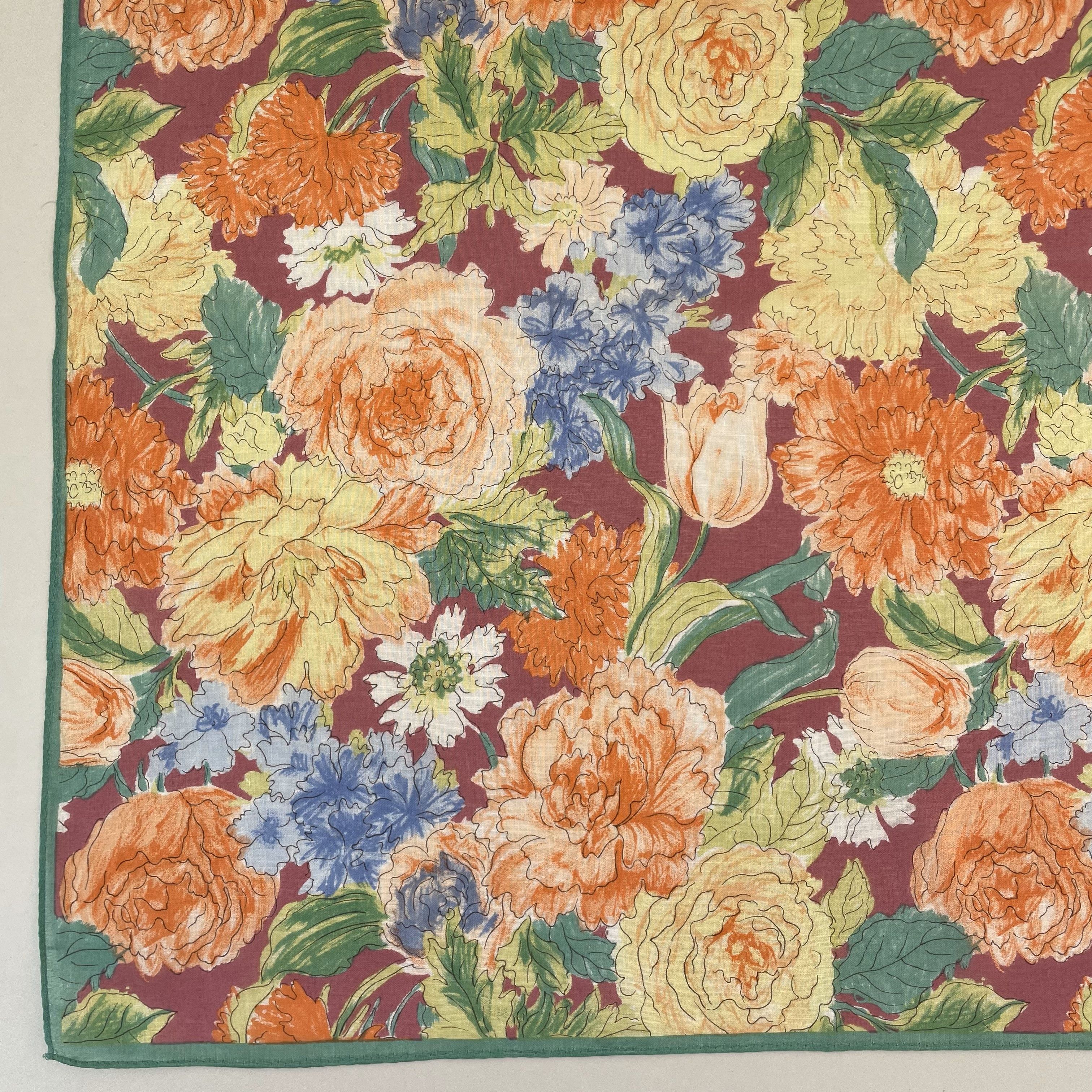 Japanese Brand Yukiko Hanai Handkerchief / Neckerchief / Bandana - 4245 Size ONE SIZE - 7 Thumbnail